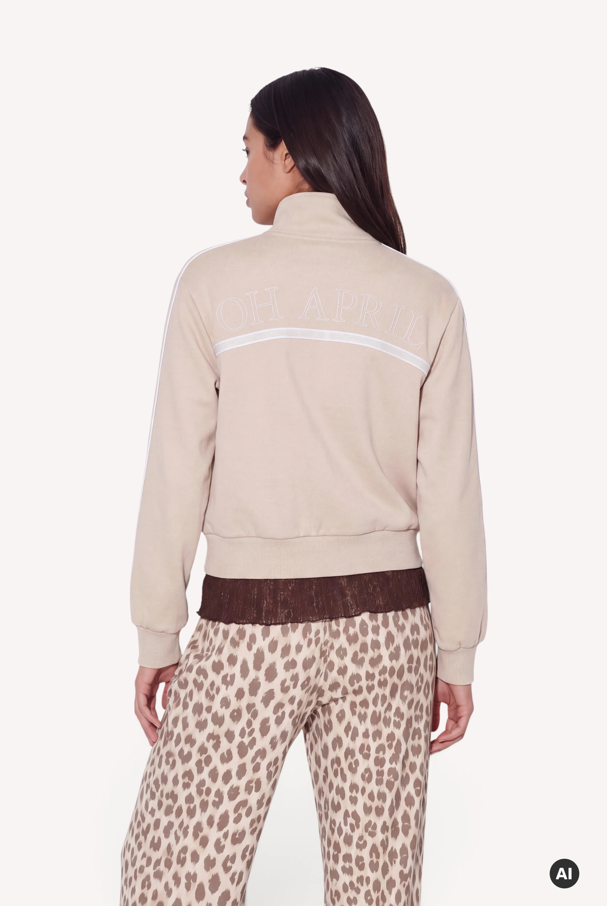 Wren Track Jacket Beige