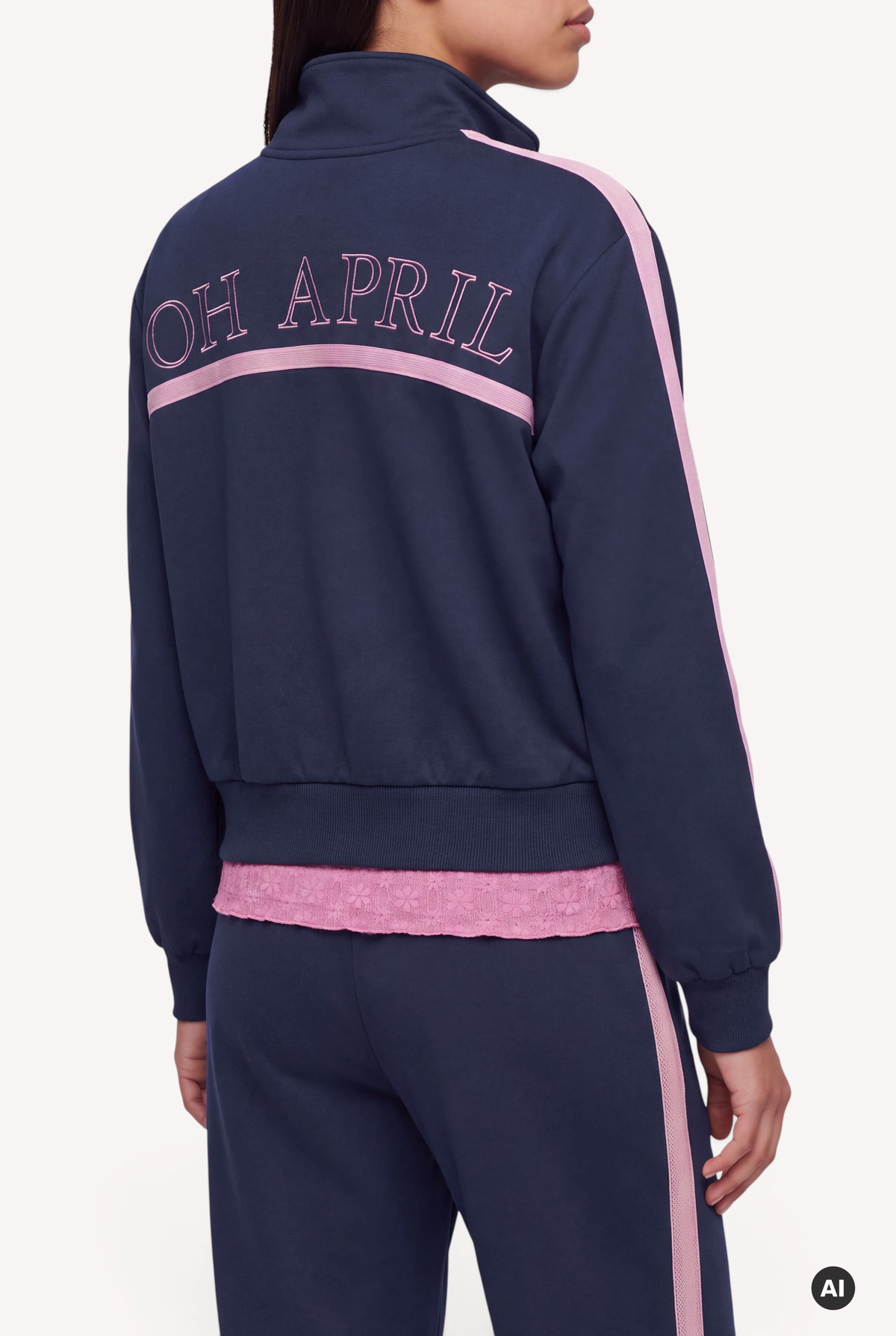 Wren Track Jacket Navy