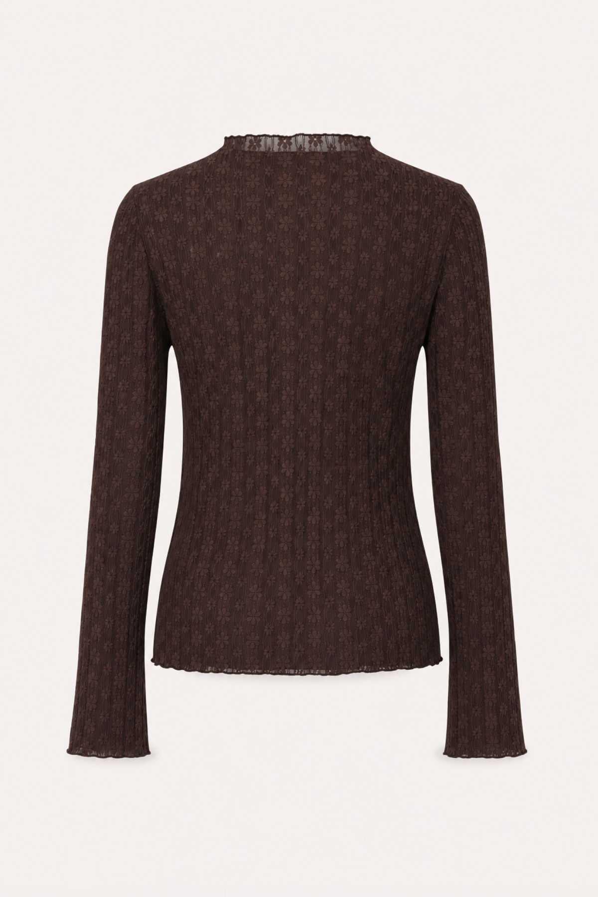 Zahara Lace Longsleeve Dark Brown