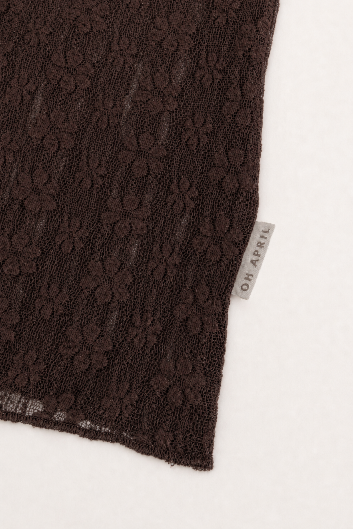 Zahara Lace Longsleeve Dark Brown