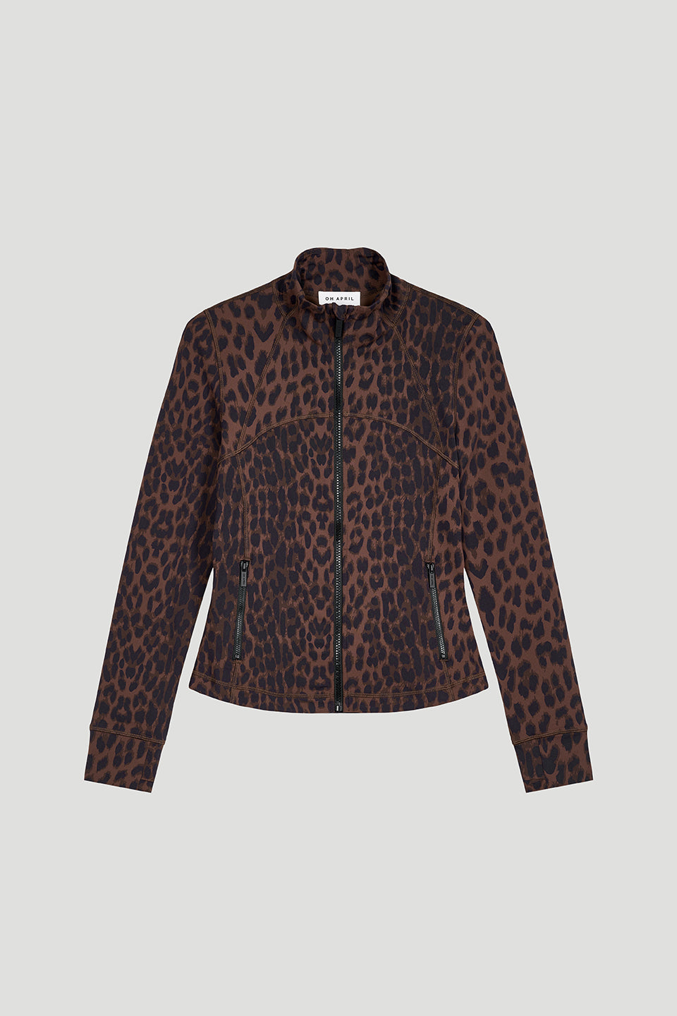 Aspen Zipper Jacket Leo Mocha