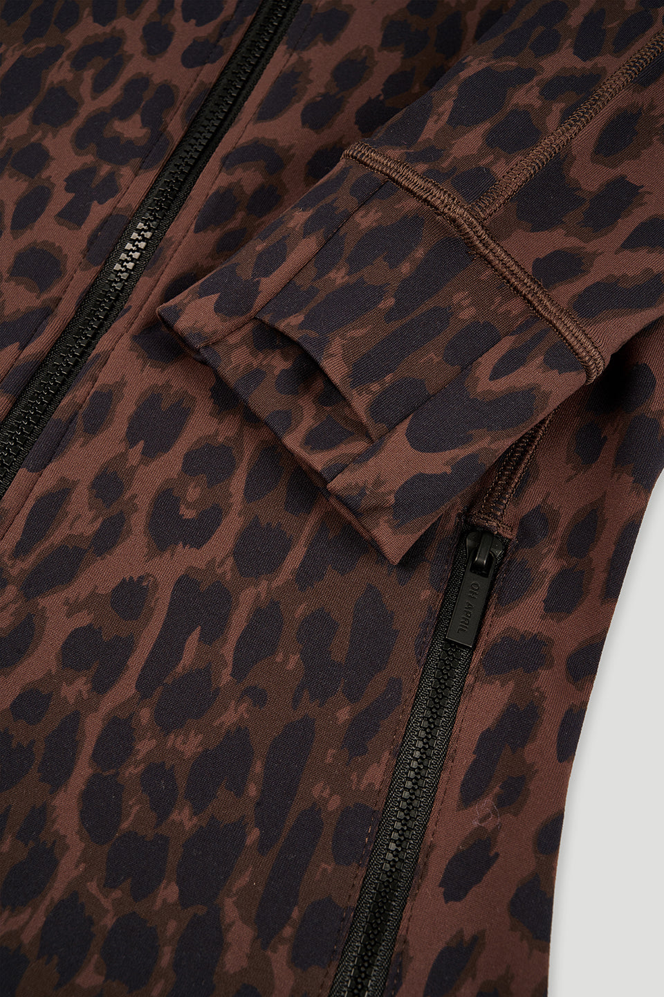 Aspen Zipper Jacket Leo Mocha