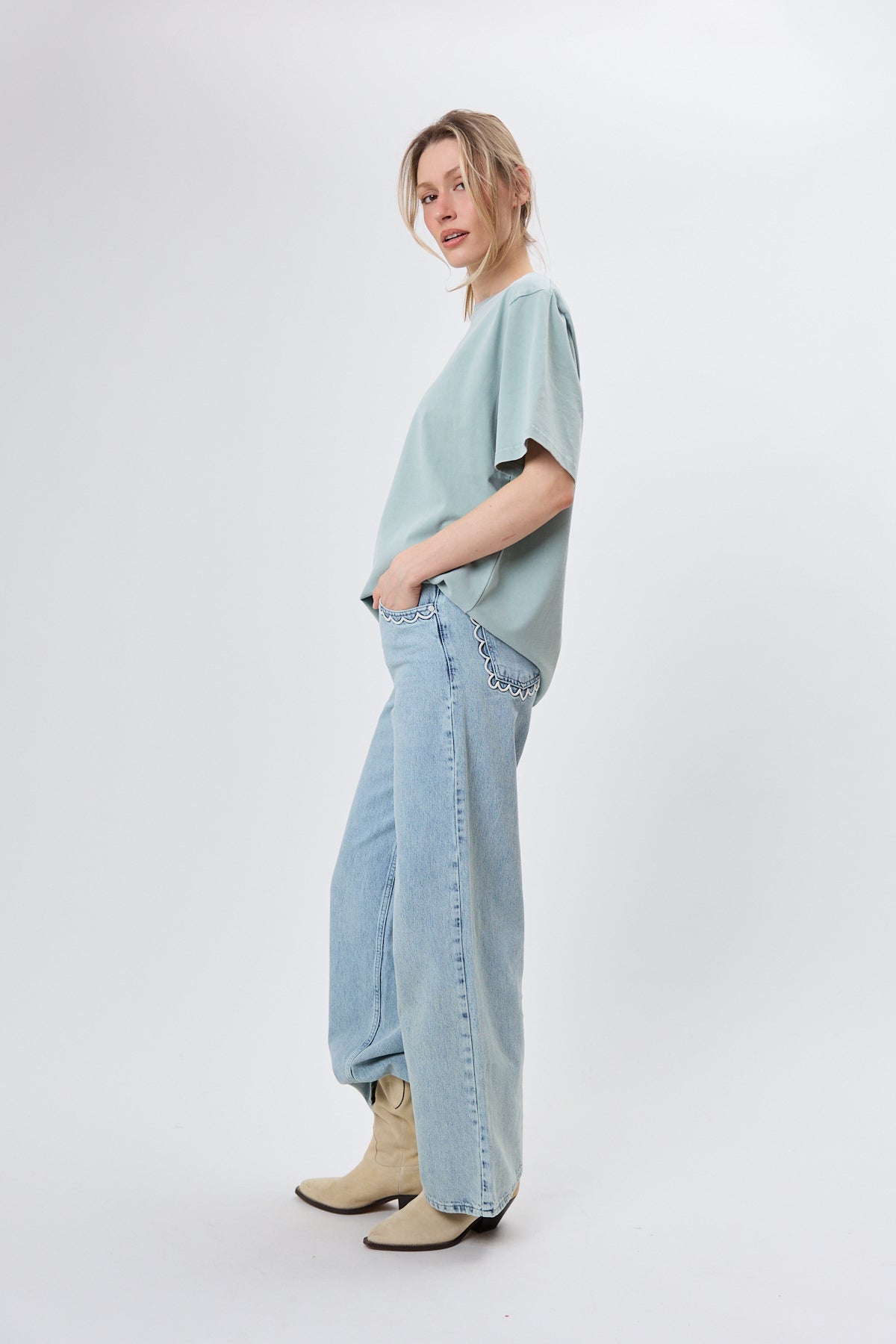 BF T-Shirt Tomato Girl Sage Acid