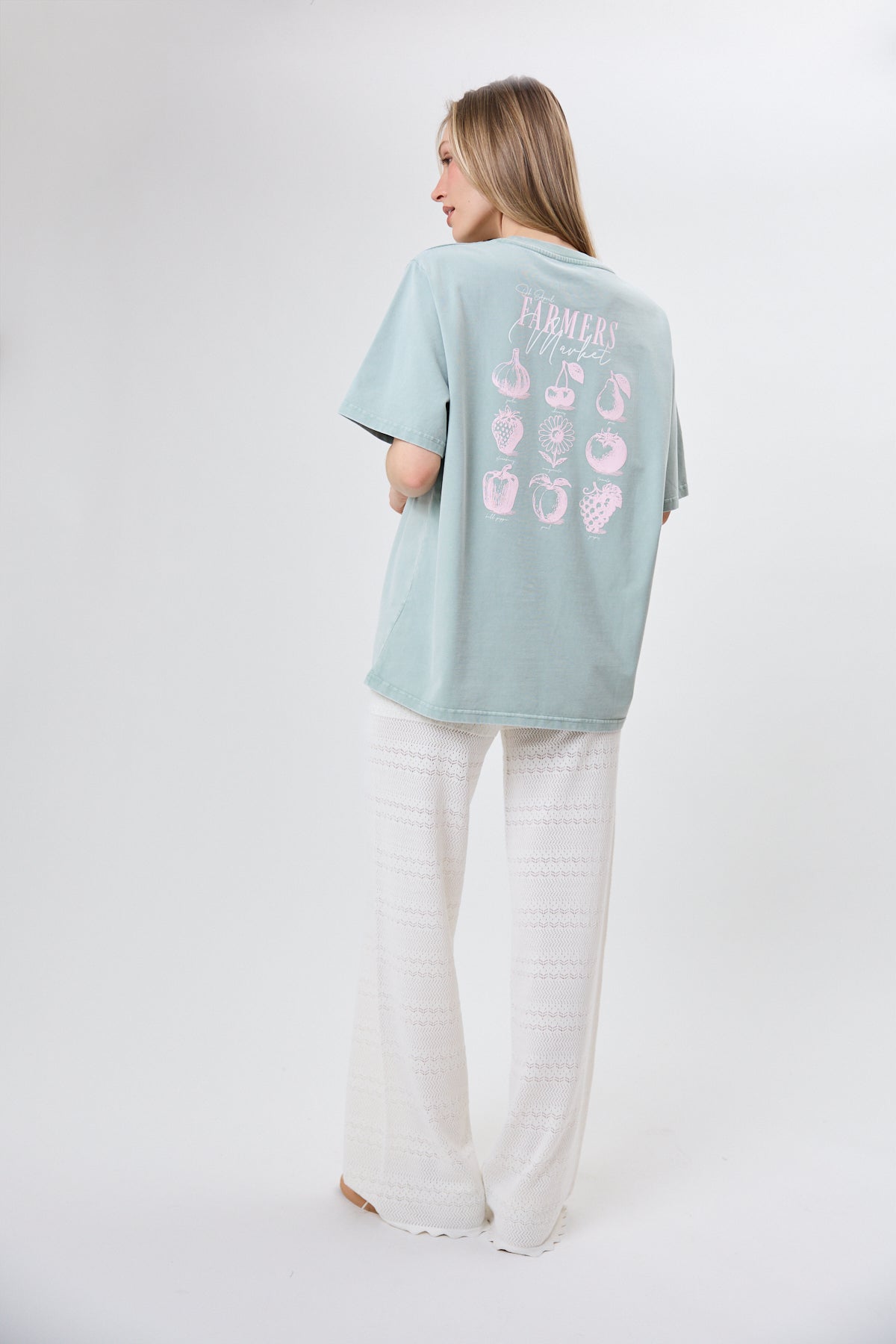 BF T-Shirt Farmers Market Sage Acid