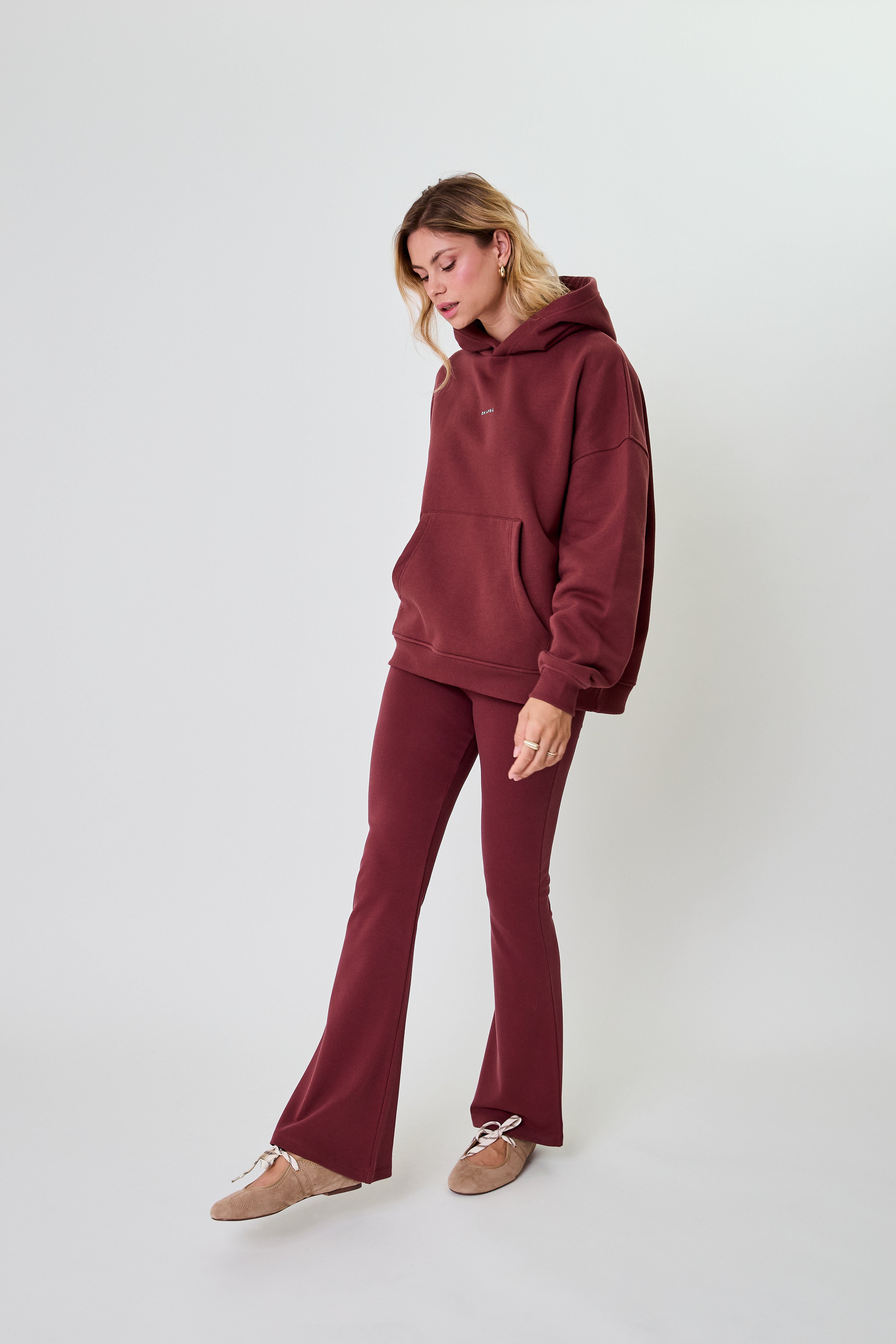 Tia Bootcut Leggings Cherrywood