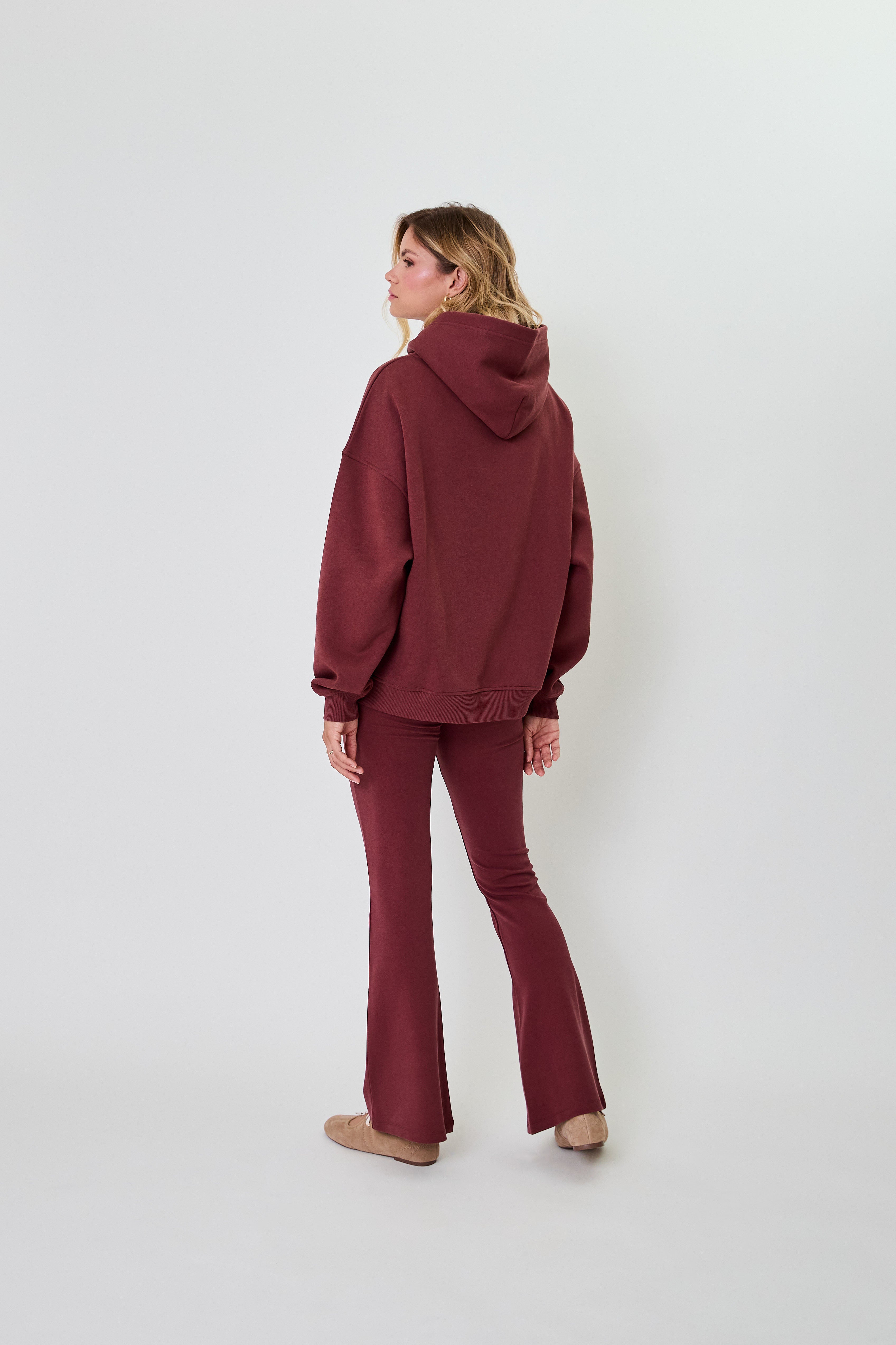 Boyfriend Hoodie Cherrywood