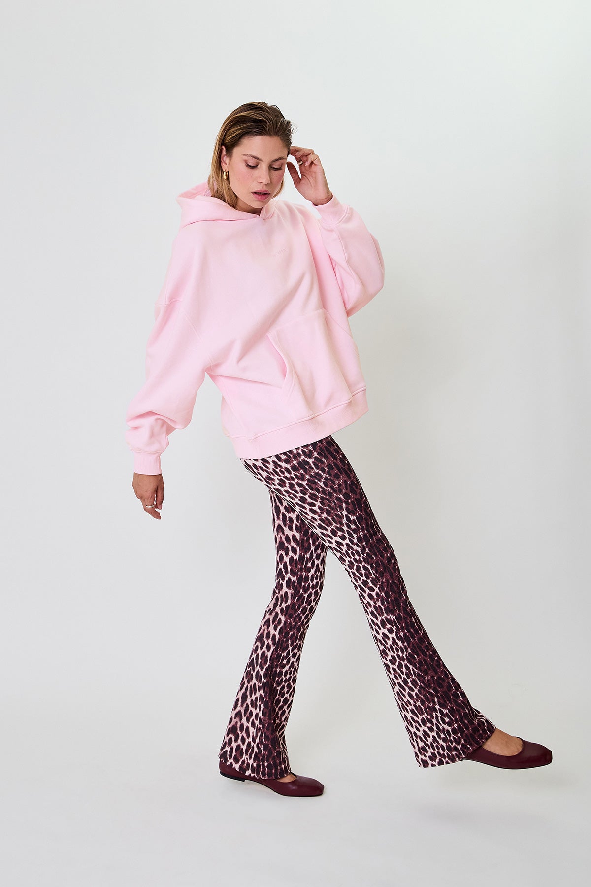 Boyfriend Hoodie Iconic Sugar Pink