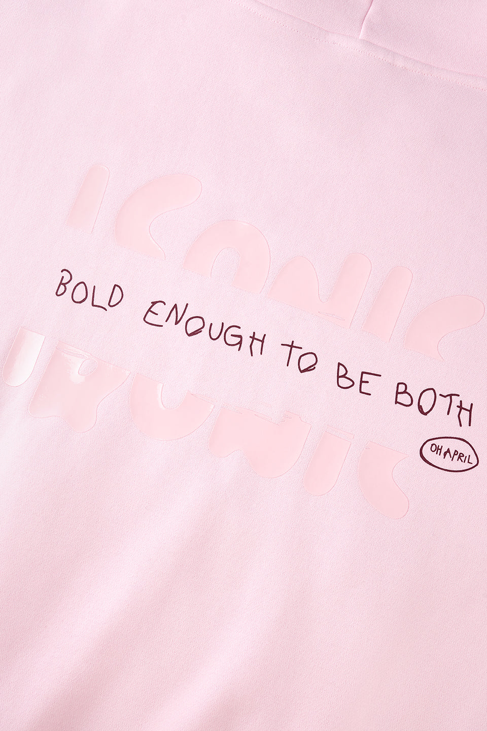 Boyfriend Hoodie Iconic Sugar Pink