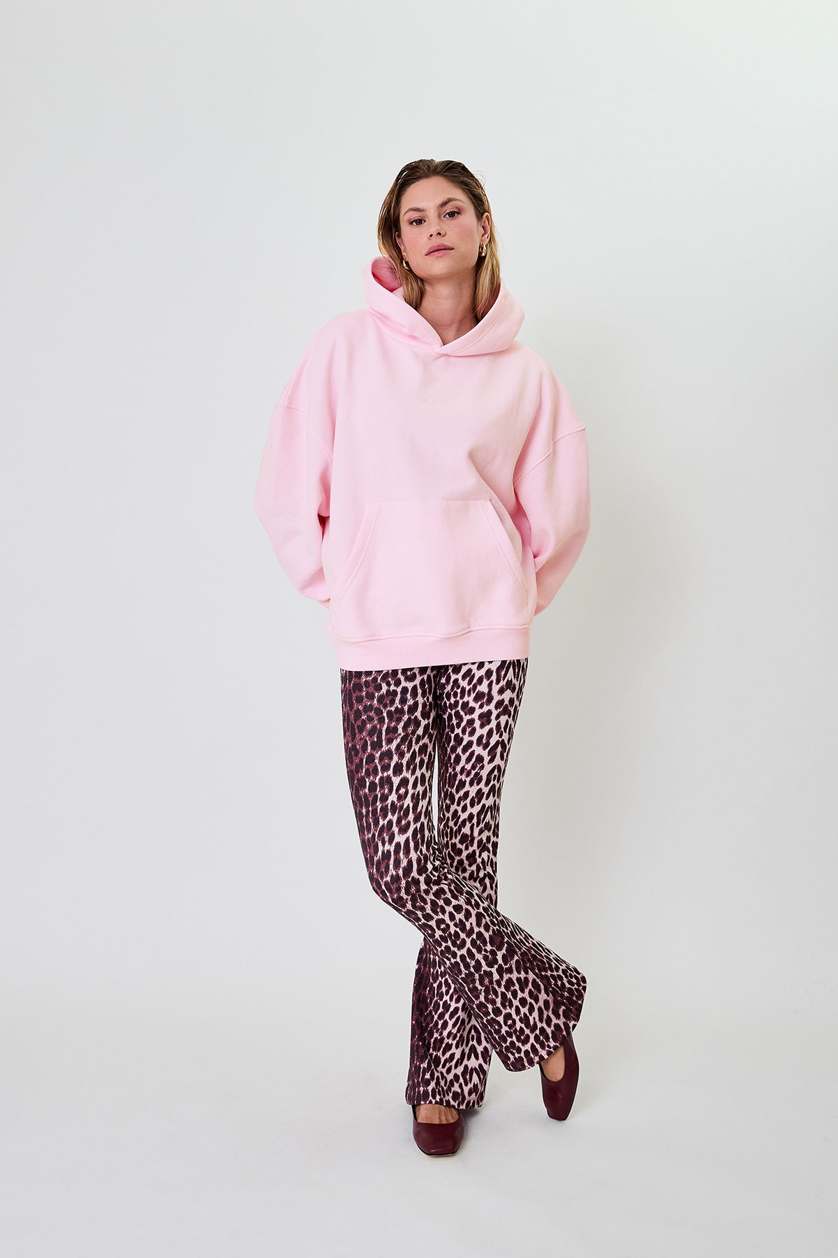 Boyfriend Hoodie Iconic Sugar Pink