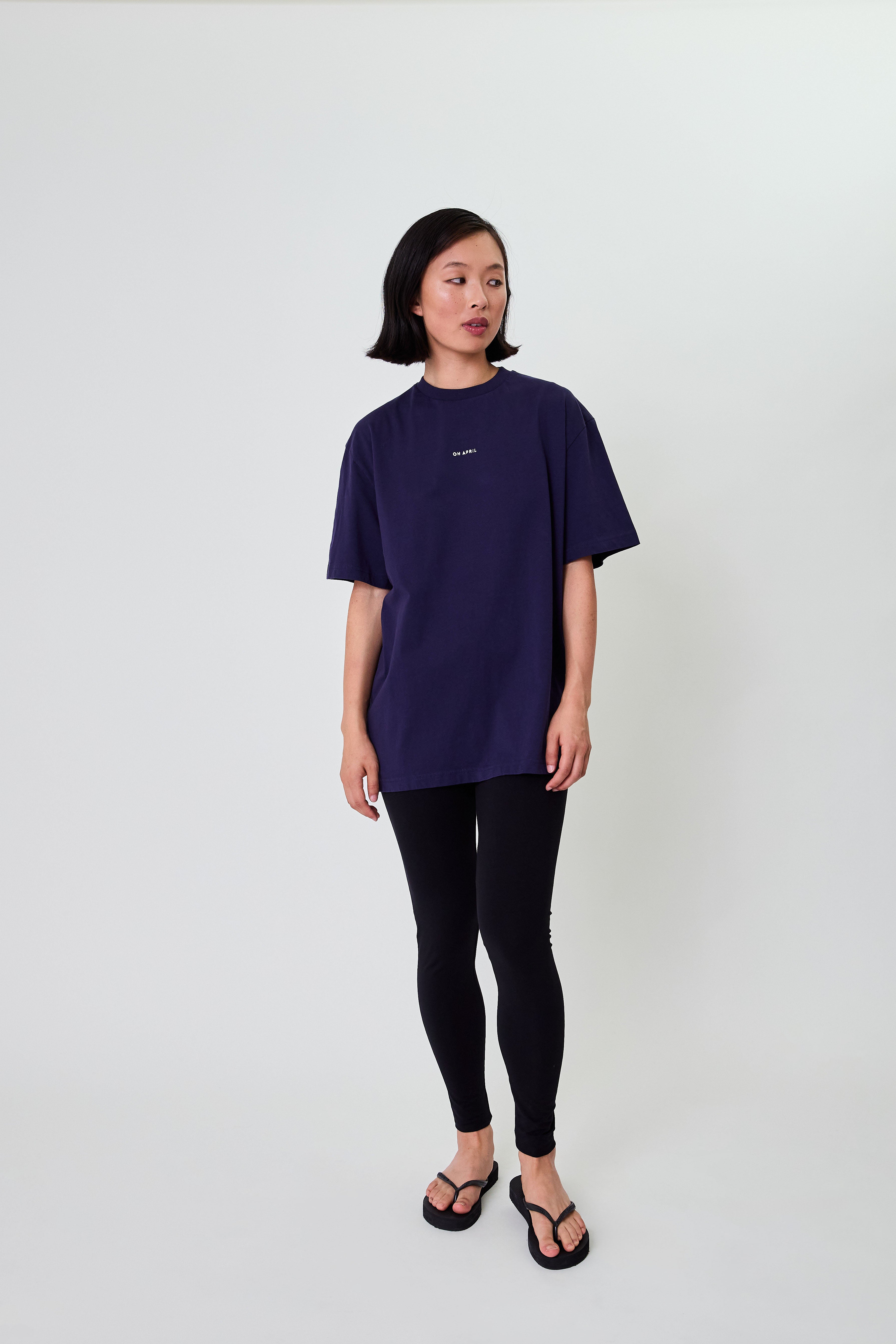 Boyfriend T-Shirt Blackberry