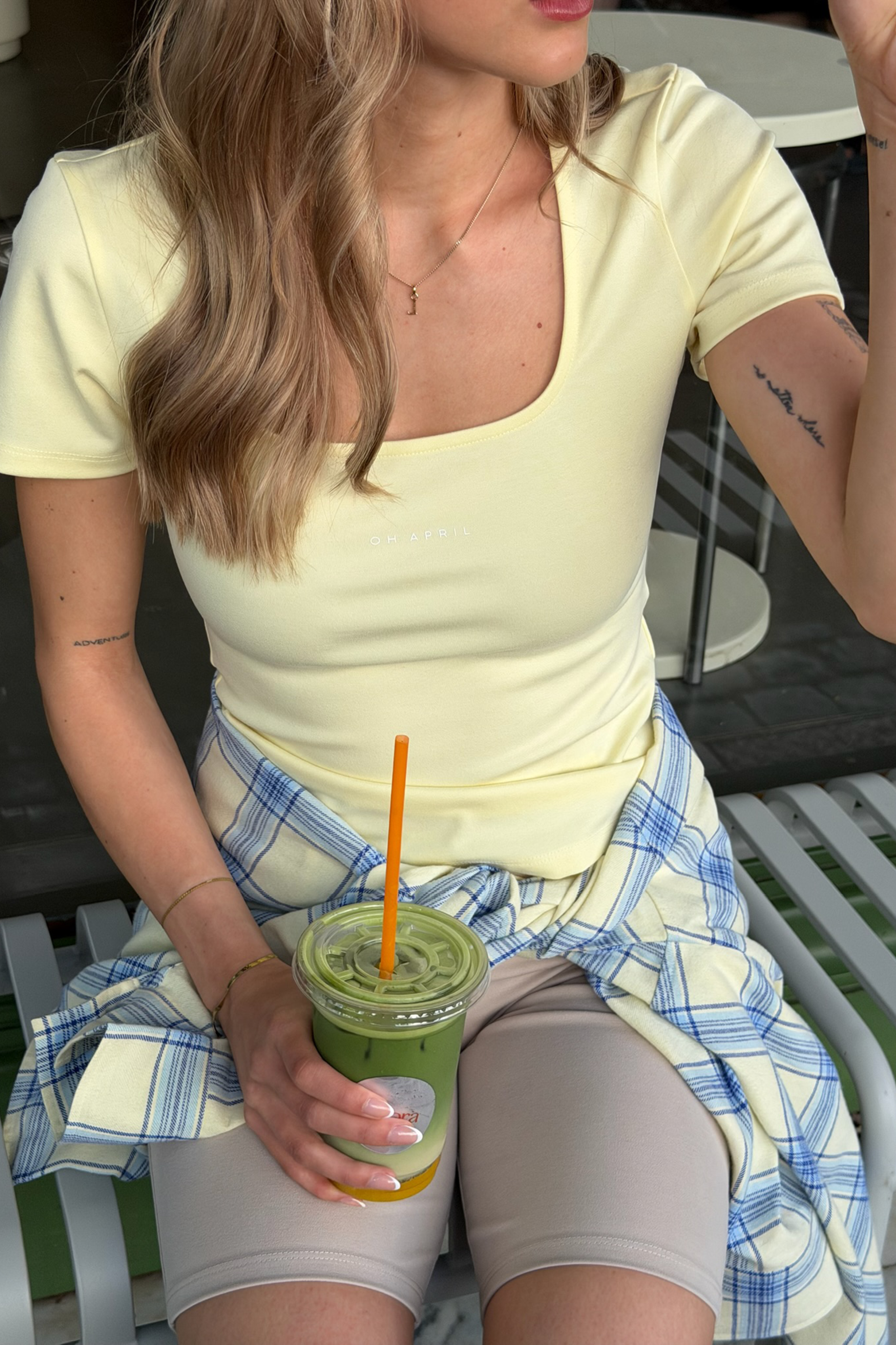 Kalina Slim Fit T-Shirt Butter Yellow