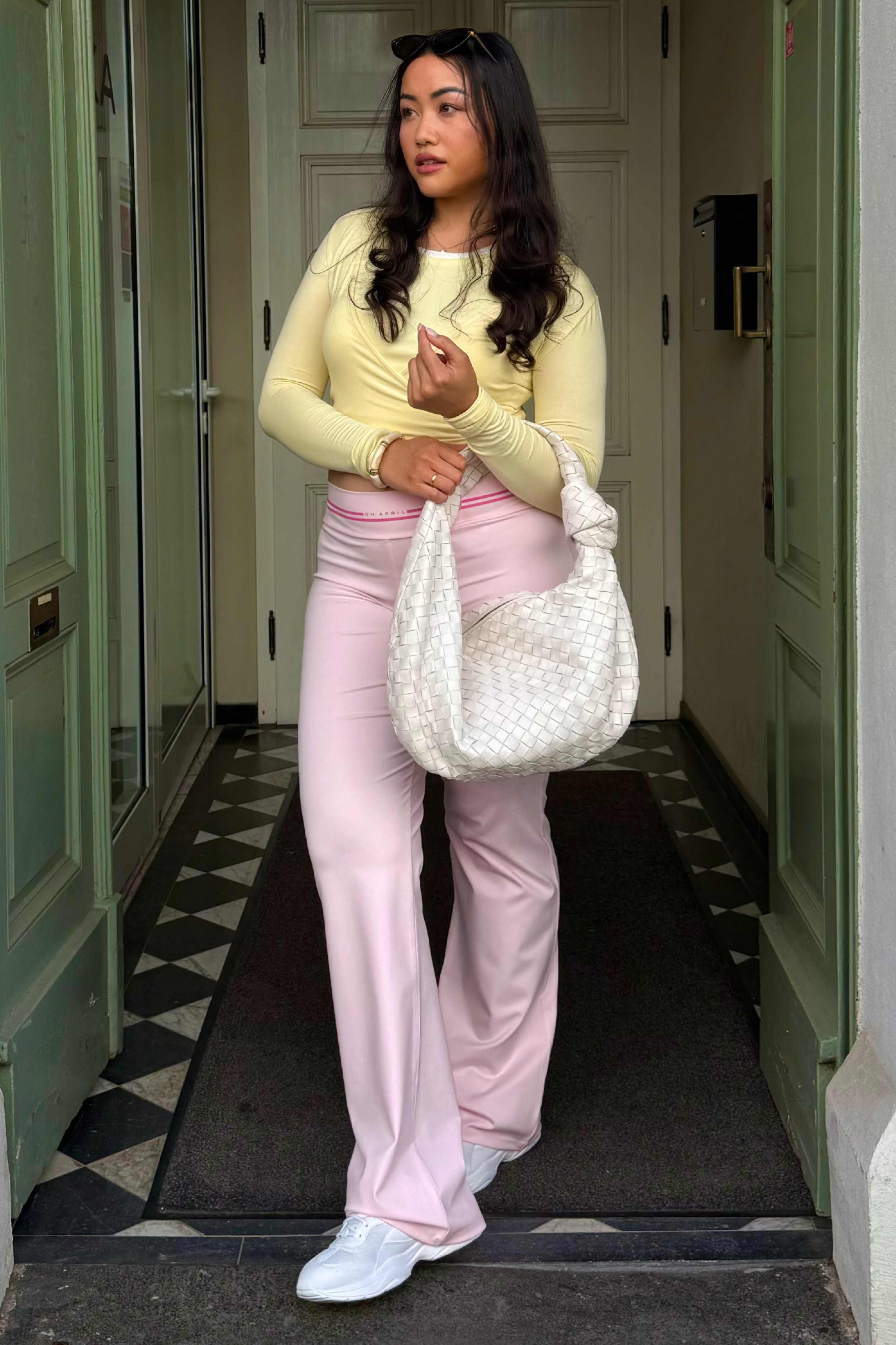 Jasmin Flared Leggings Baby Rose