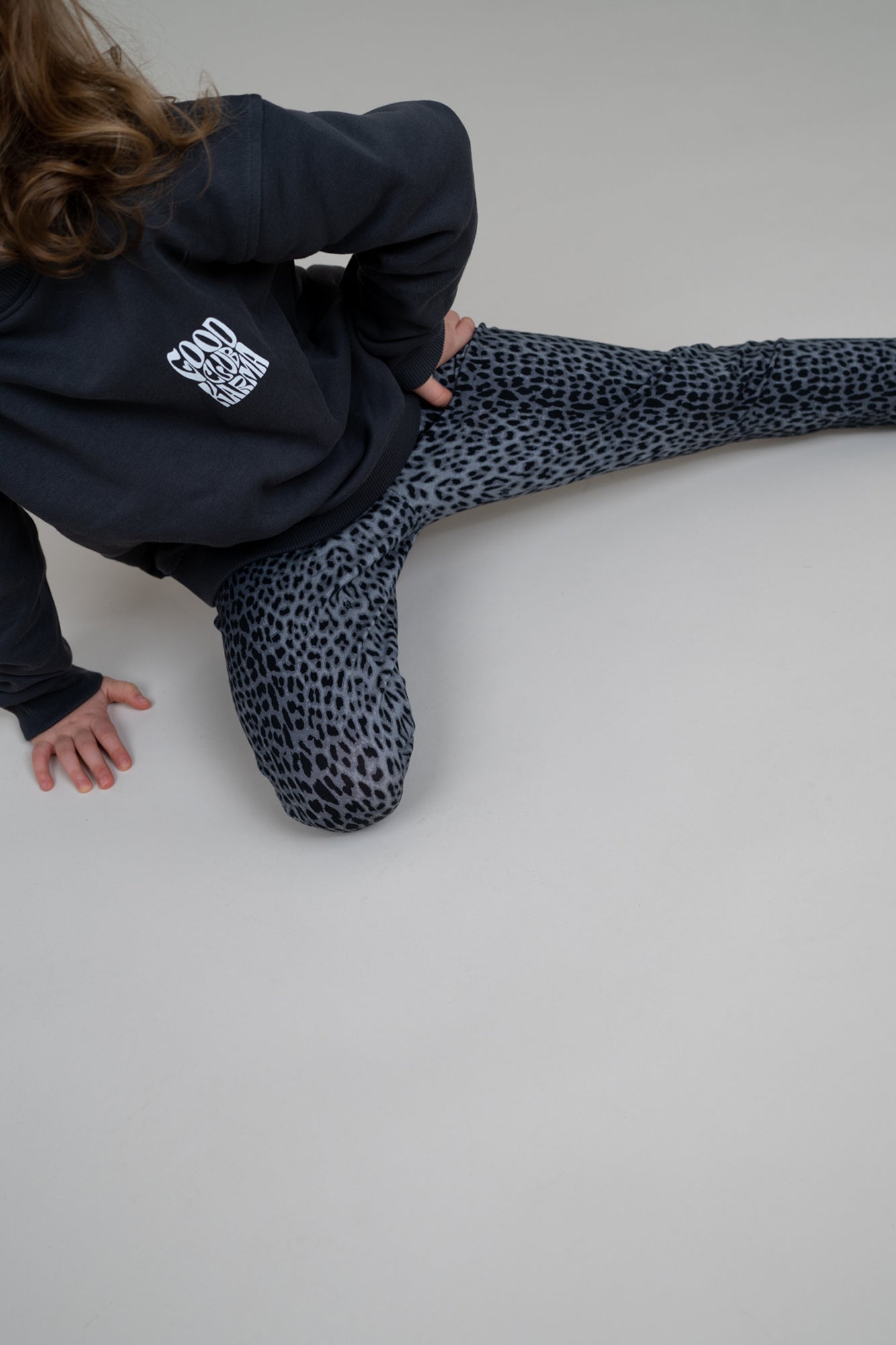 Kids Leggings Leo Grey