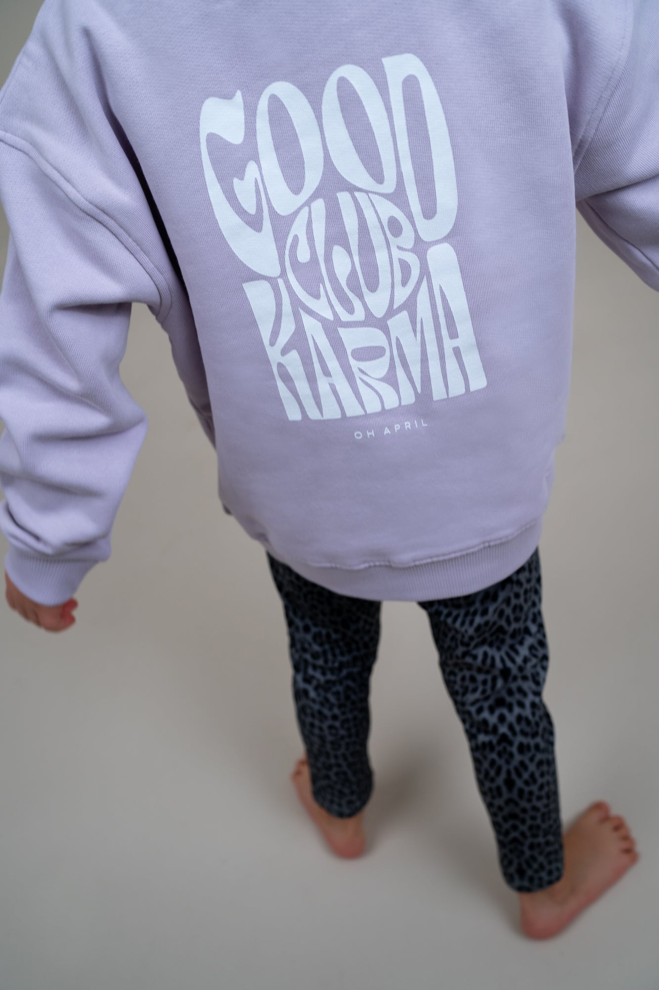 Kids Sweater Good Karma Club Lilac