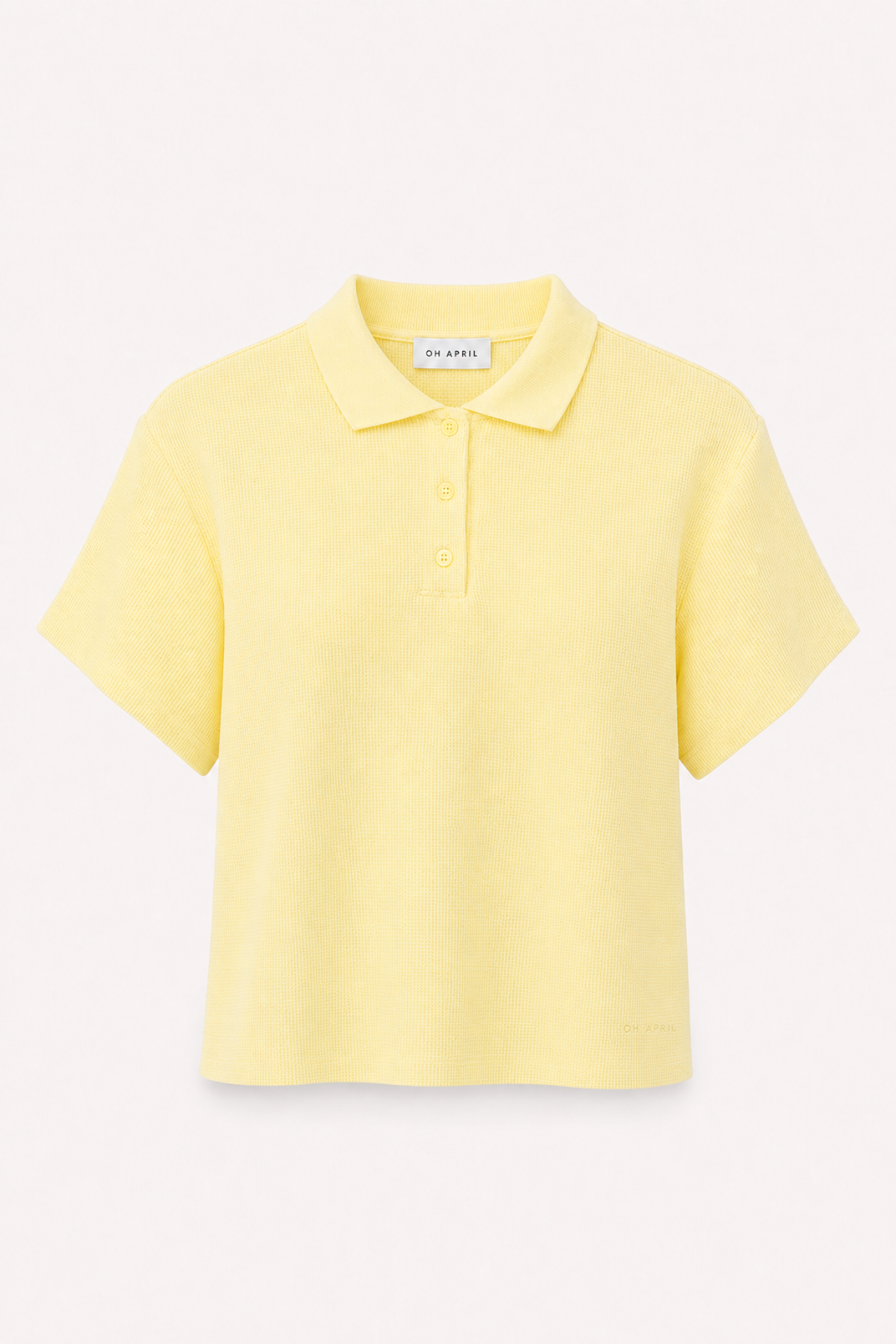 Noa Piqué Polo Butter Yellow