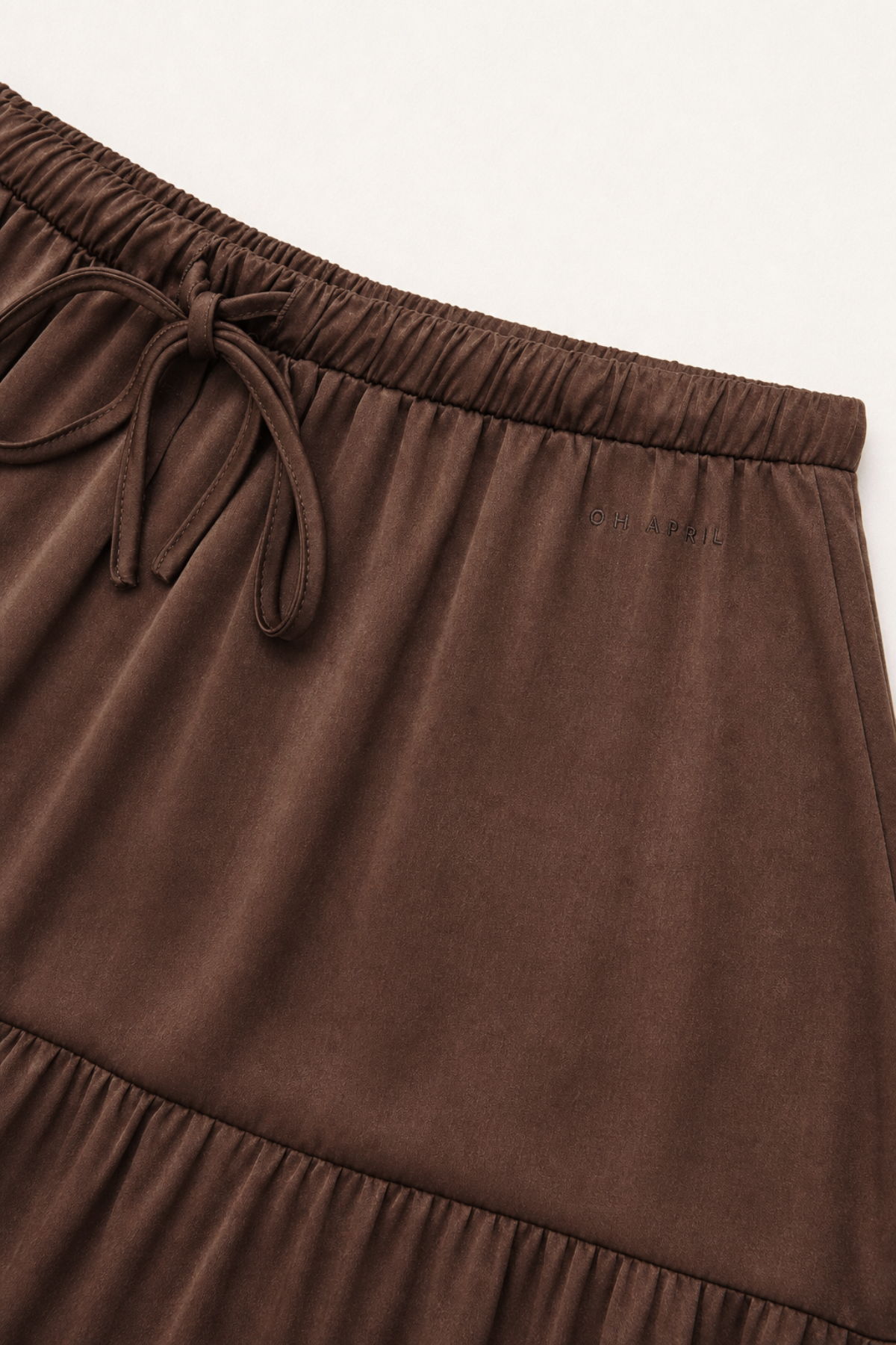 Valeska Satin Maxi Skirt Dark Brown