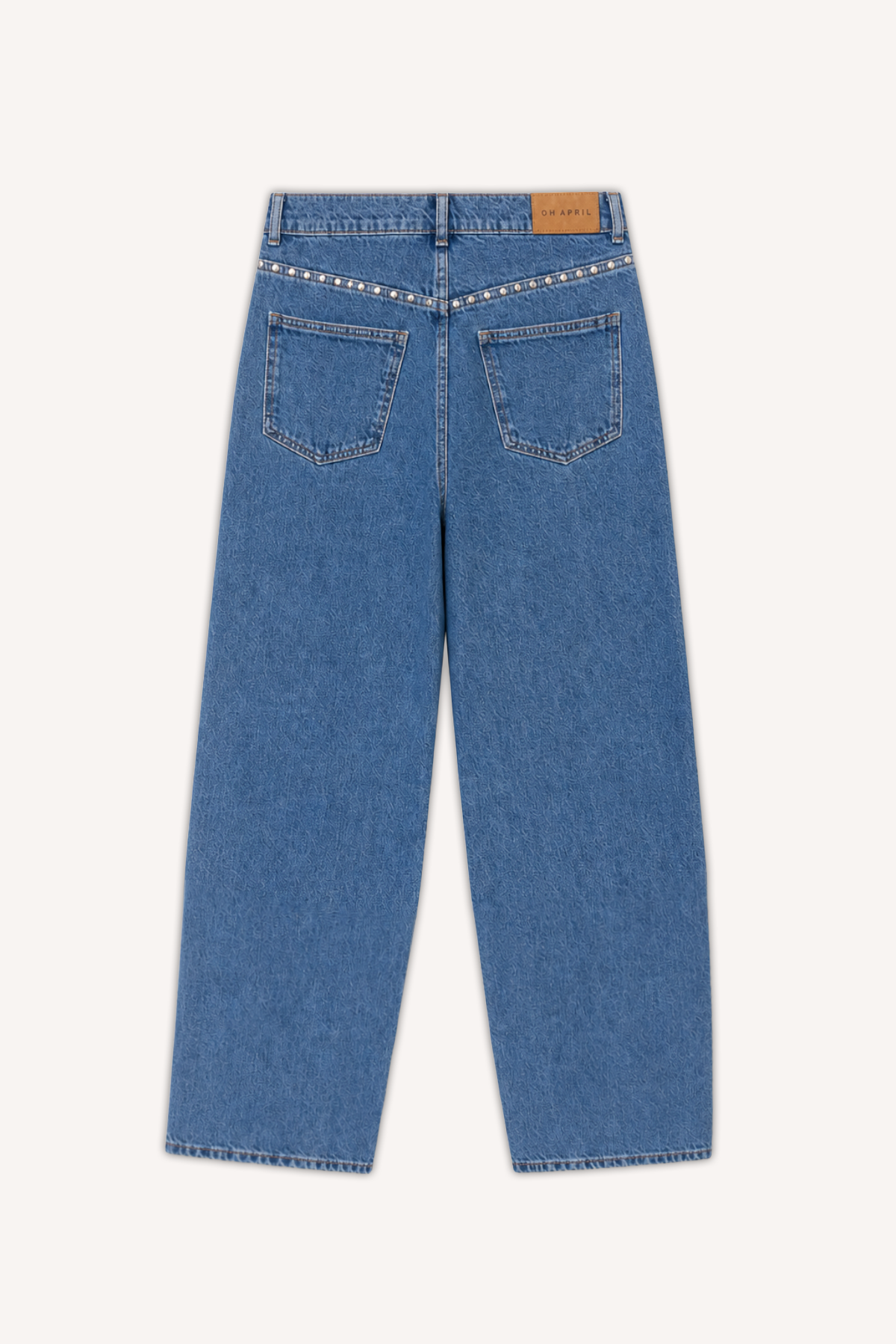Jutta Denim Pants Denim Mid Blue