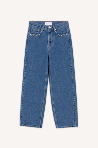 Jutta Denim Pants Denim Mid Blue