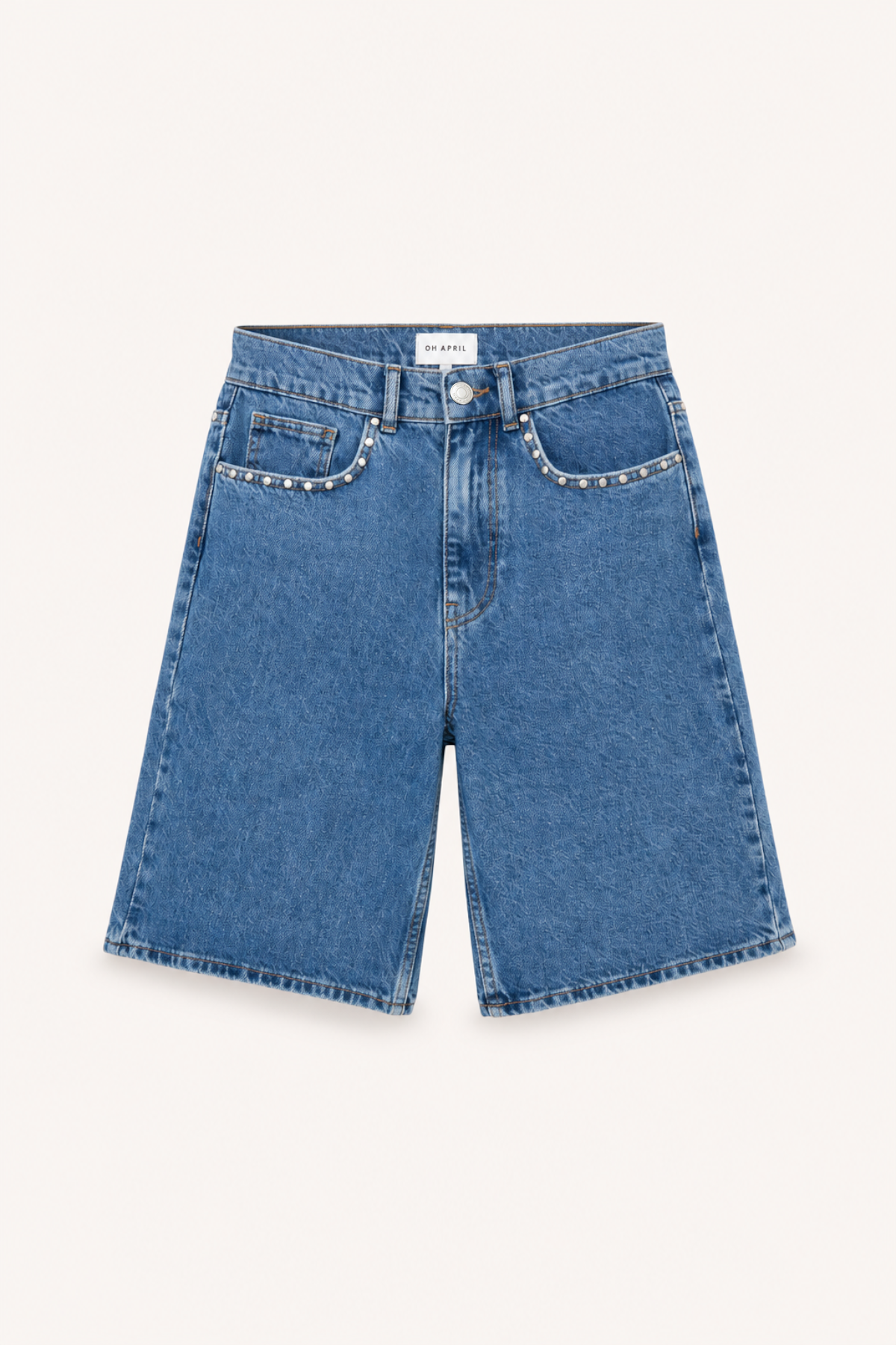 Alva Bermuda Denim Denim Mid Blue