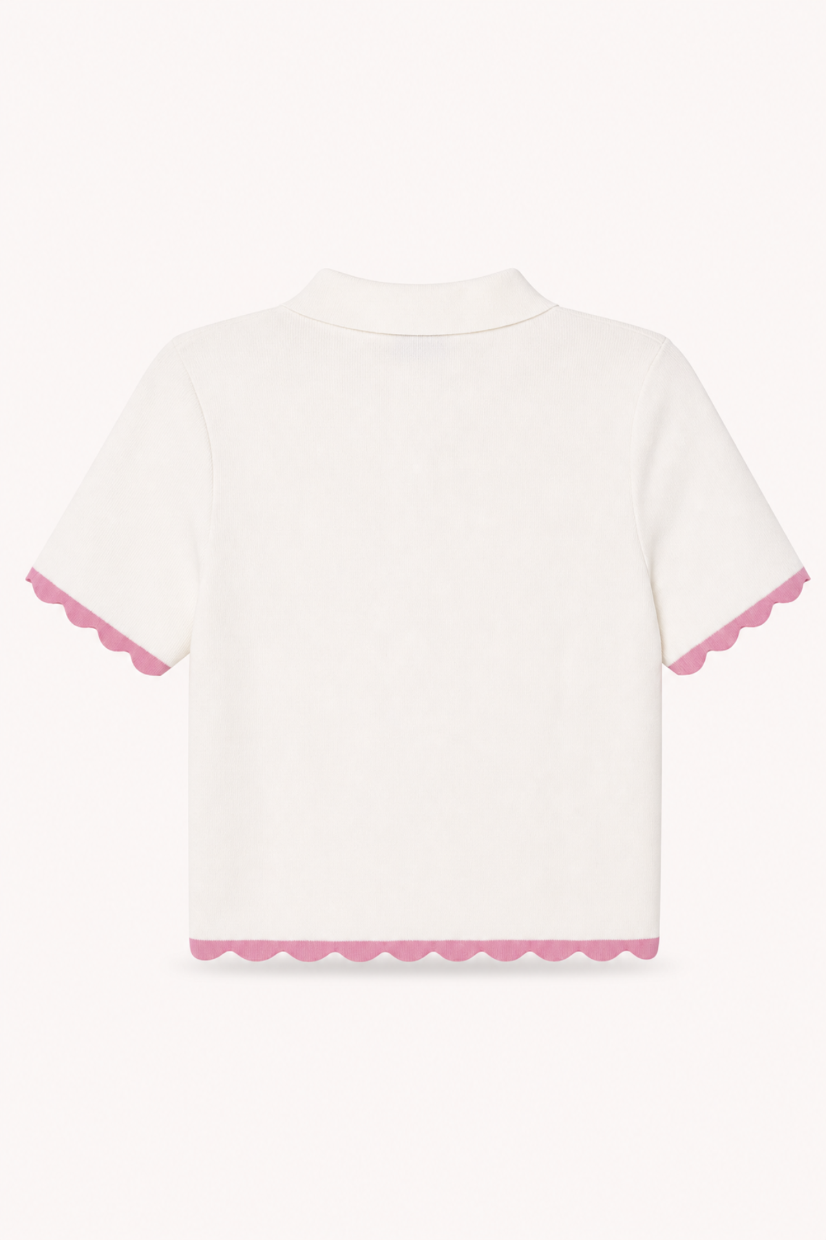 Dalia Knit Polo White