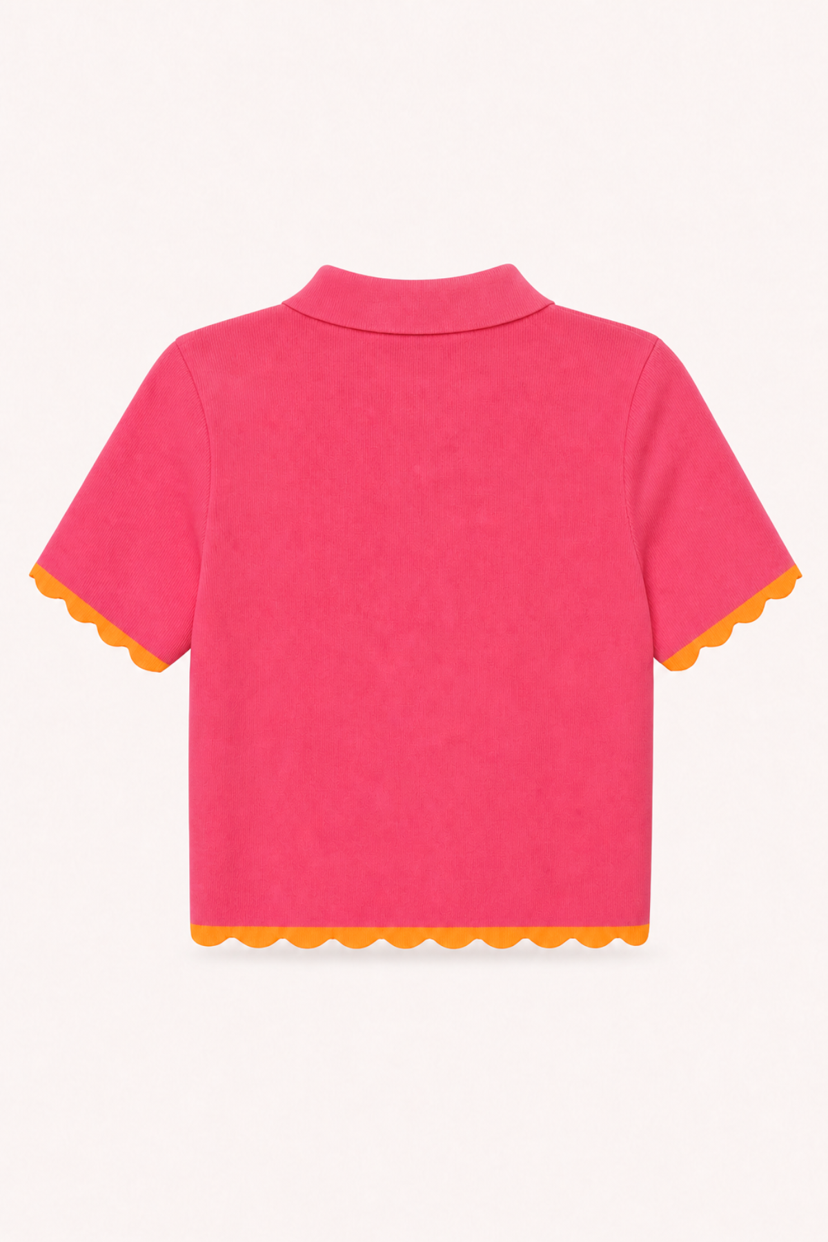 Dalia Knit Polo Raspberry