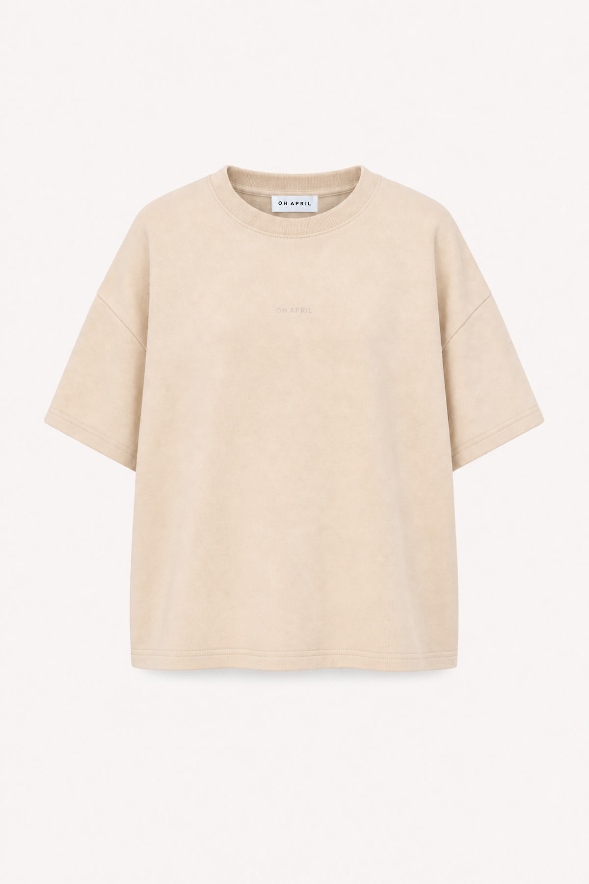 Karo Short Sleeve Sweater Beige