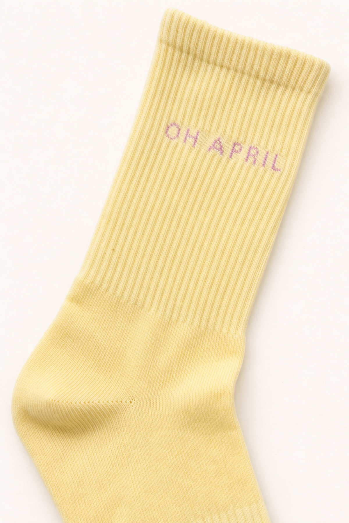 Lotta Ripped Socks Butter Yellow