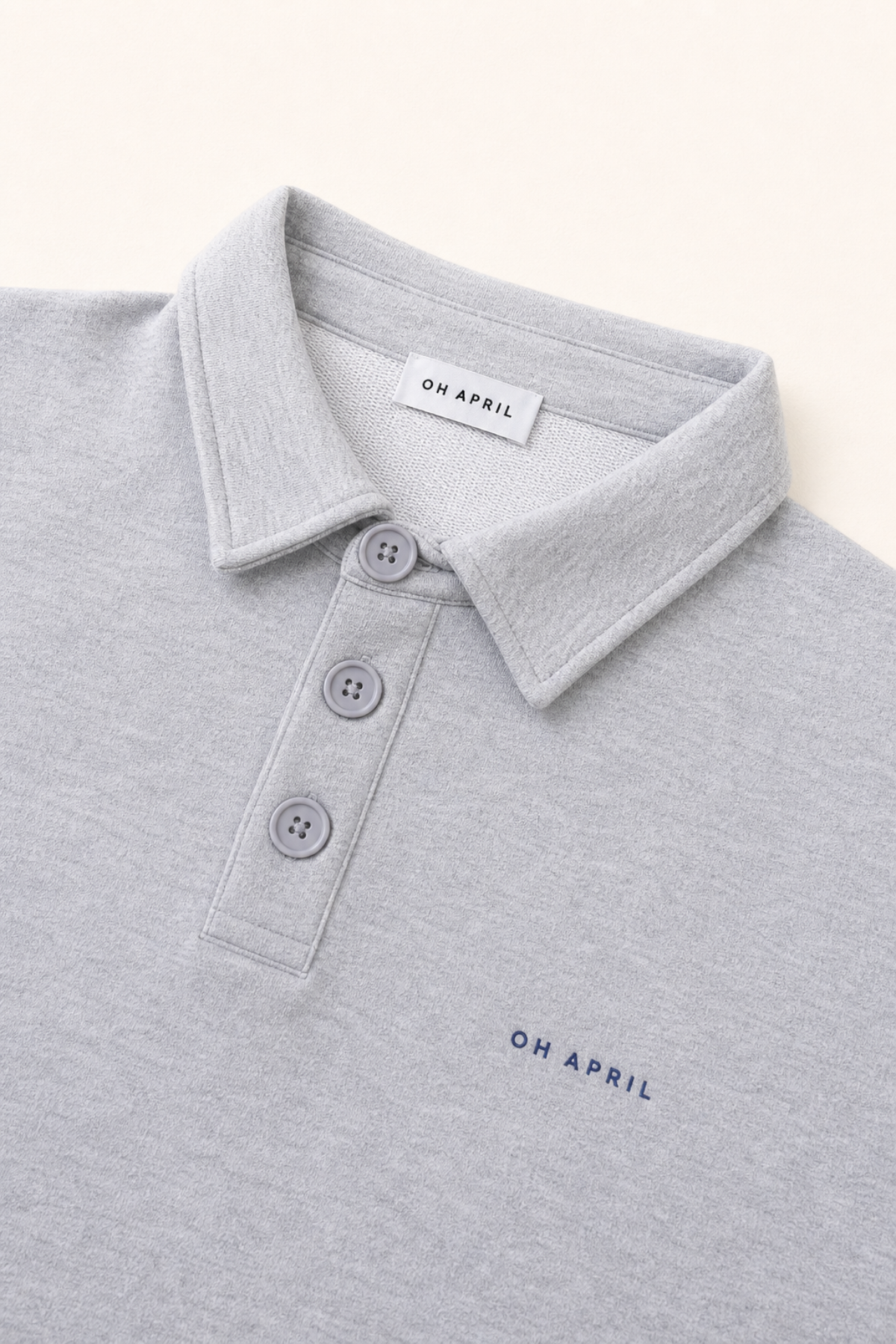 OV Sweat Polo Everywhere Grey Melange