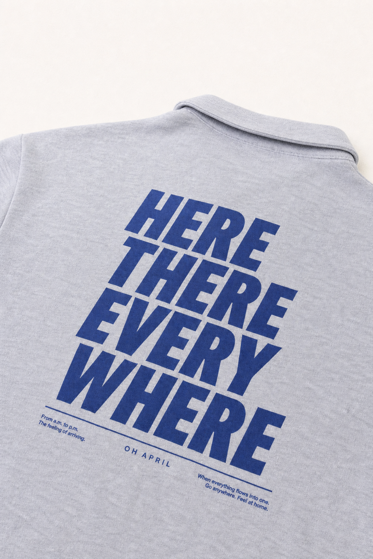 OV Sweat Polo Everywhere Grey Melange