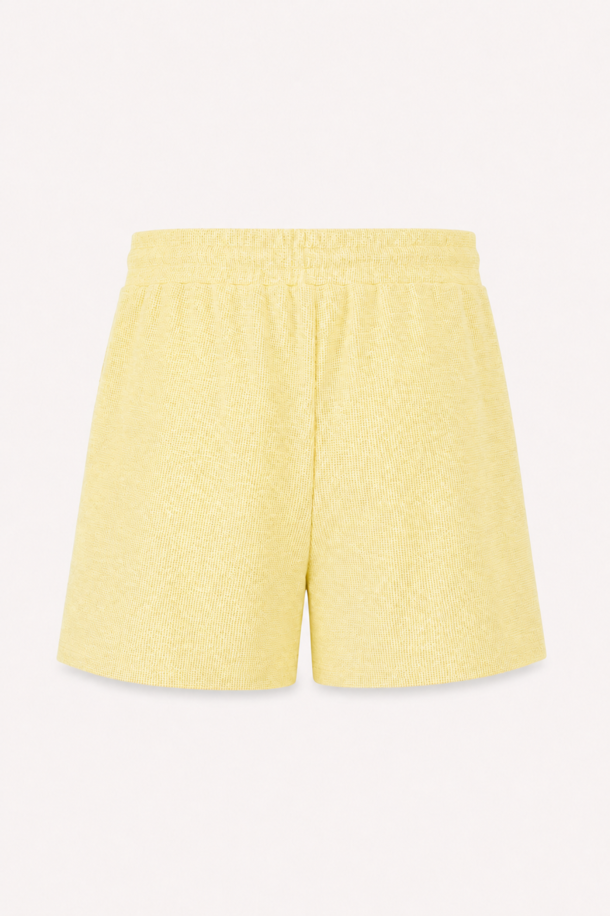 Elow Piqué Shorts Butter Yellow
