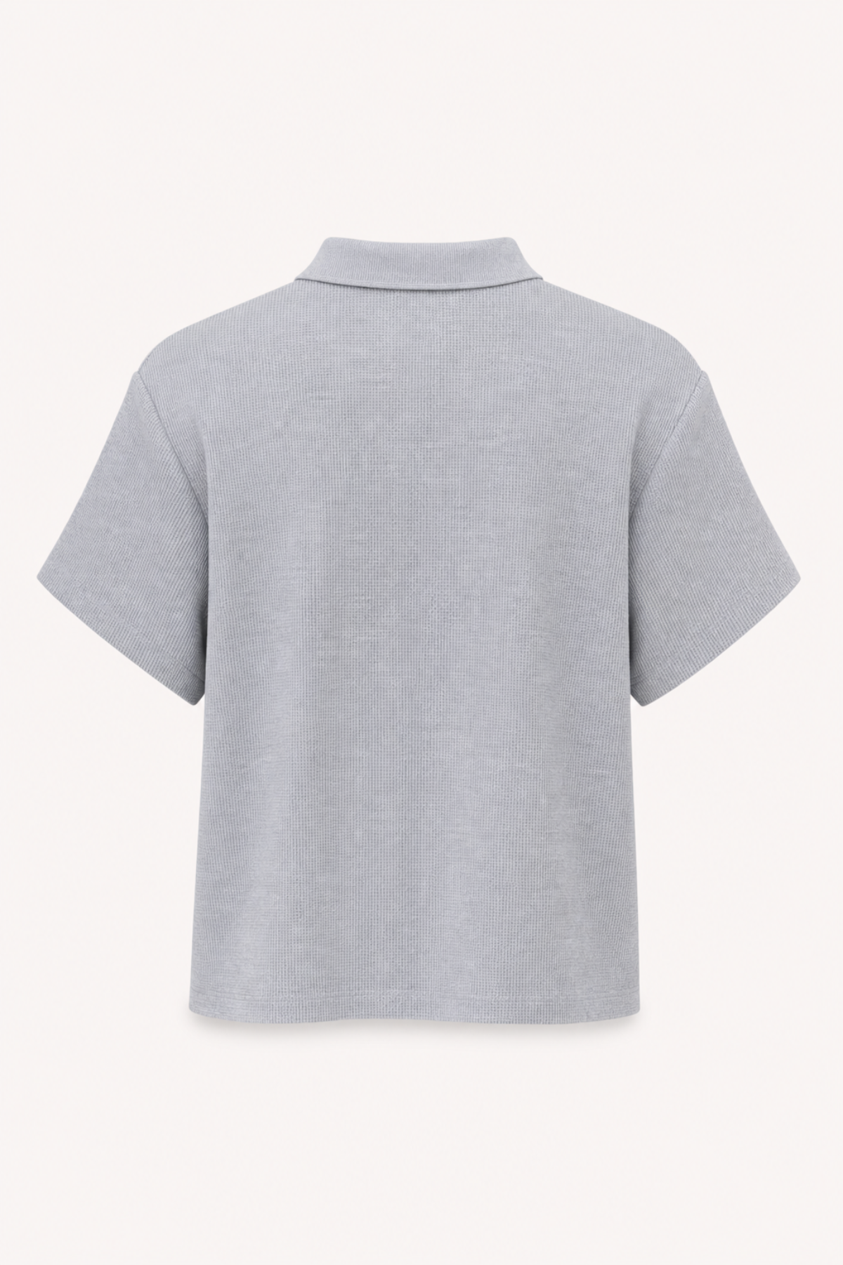 Noa Piqué Polo Grey Melange
