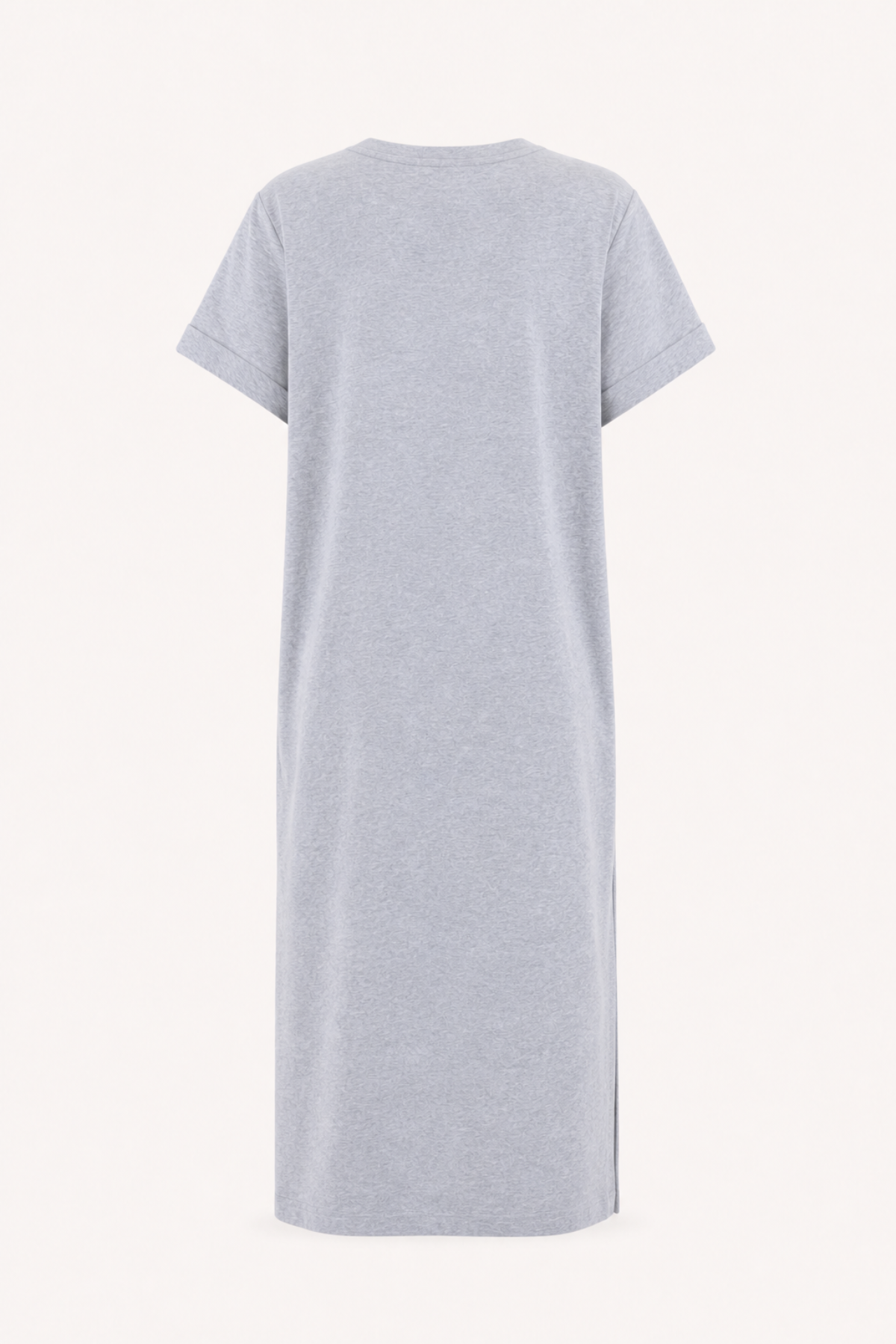 Juli Maxi T-Shirt Dress Grey Melange