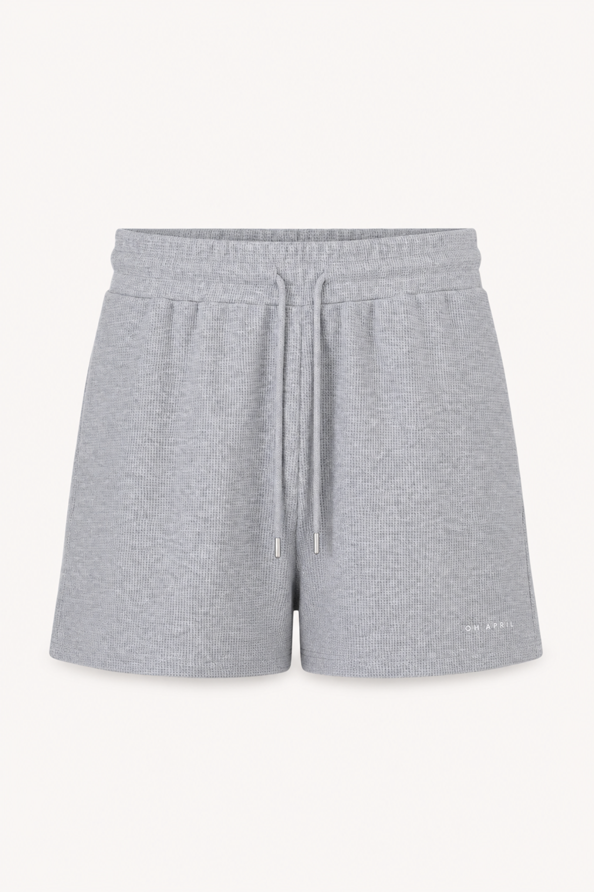 Elow Piqué Shorts Grey Melange