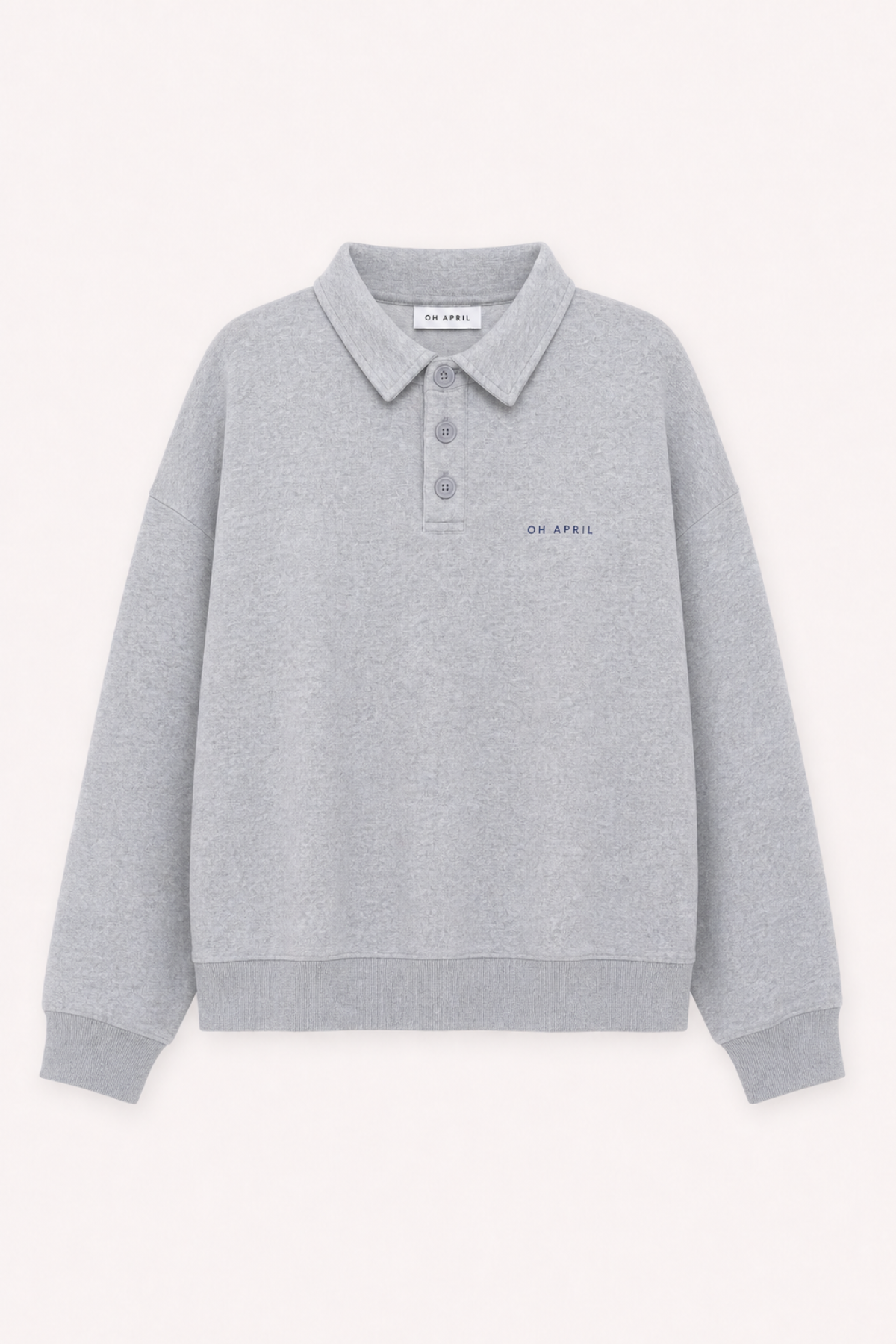 OV Sweat Polo Everywhere Grey Melange