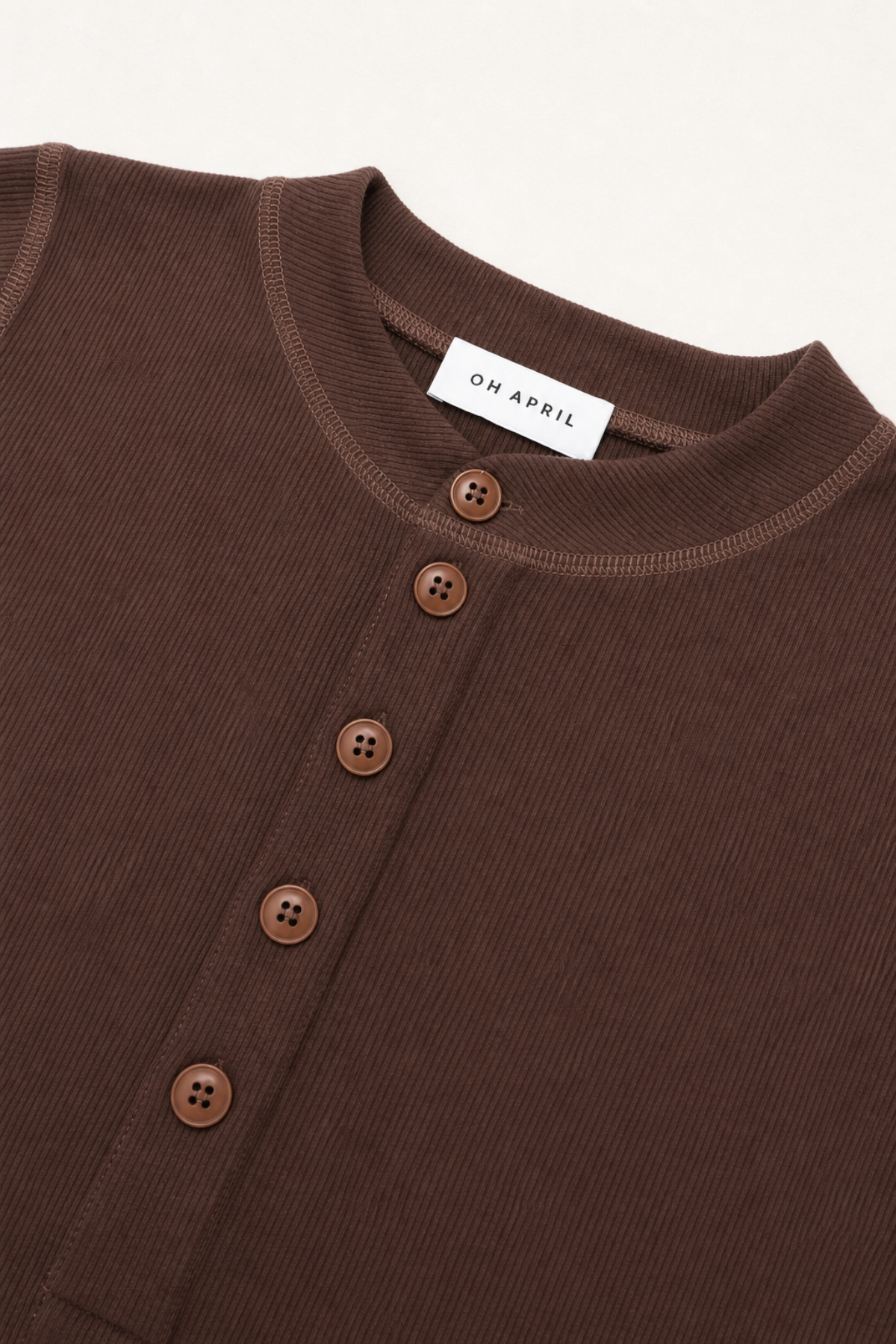 Maris Slim Fit Longsleeve Dark Brown