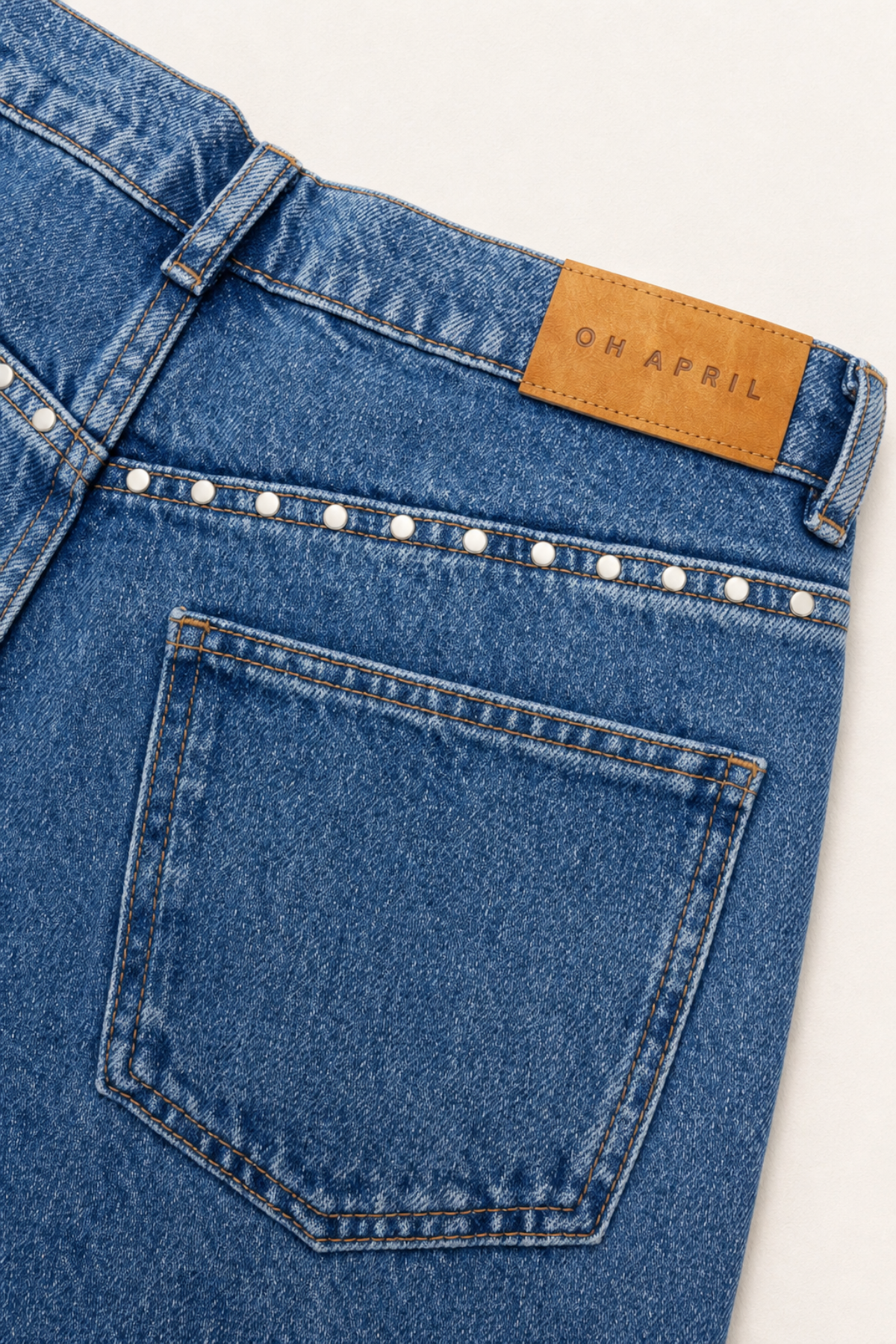 Jutta Denim Pants Denim Mid Blue