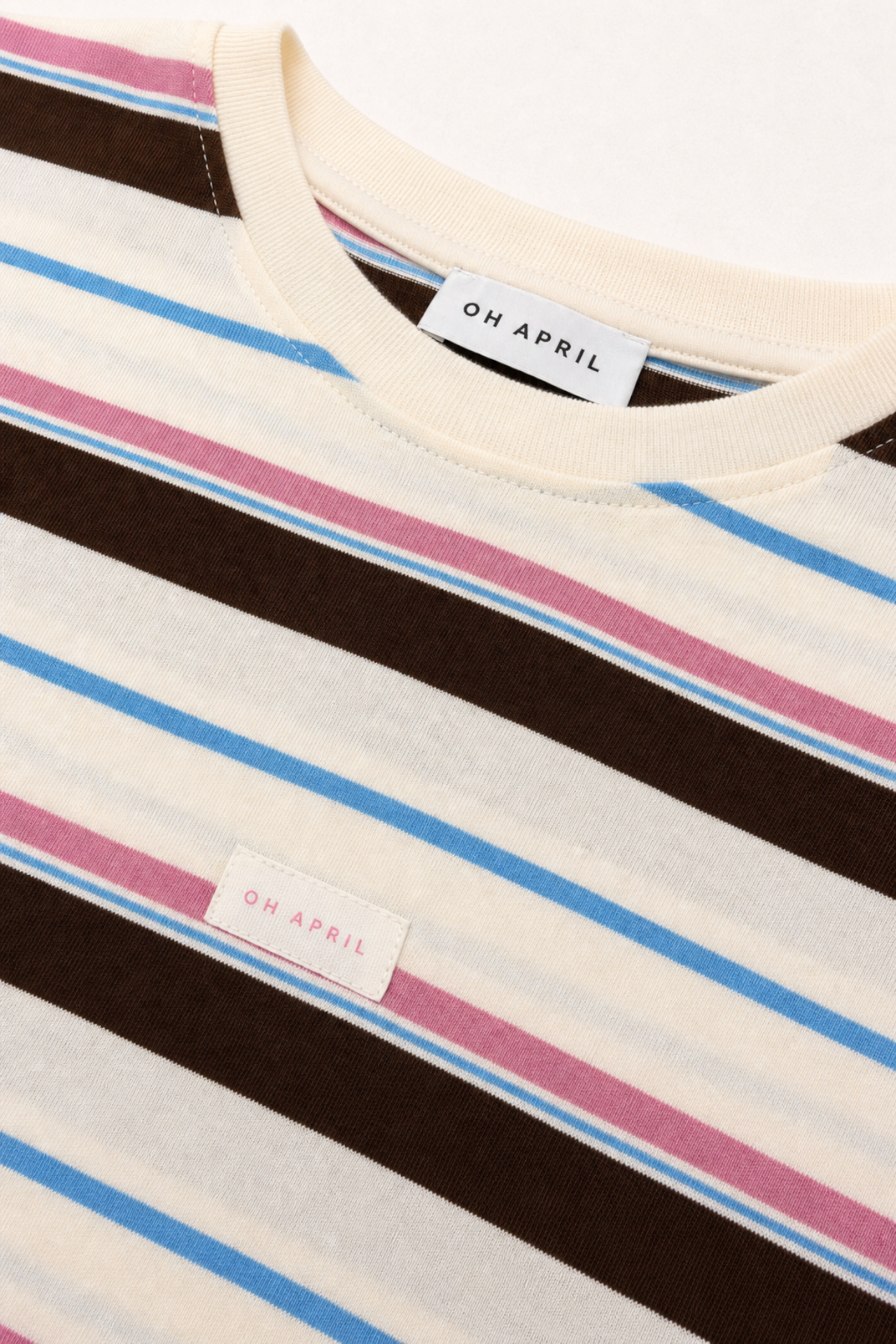 Regular Longsleeve Pink/Brown Stripe