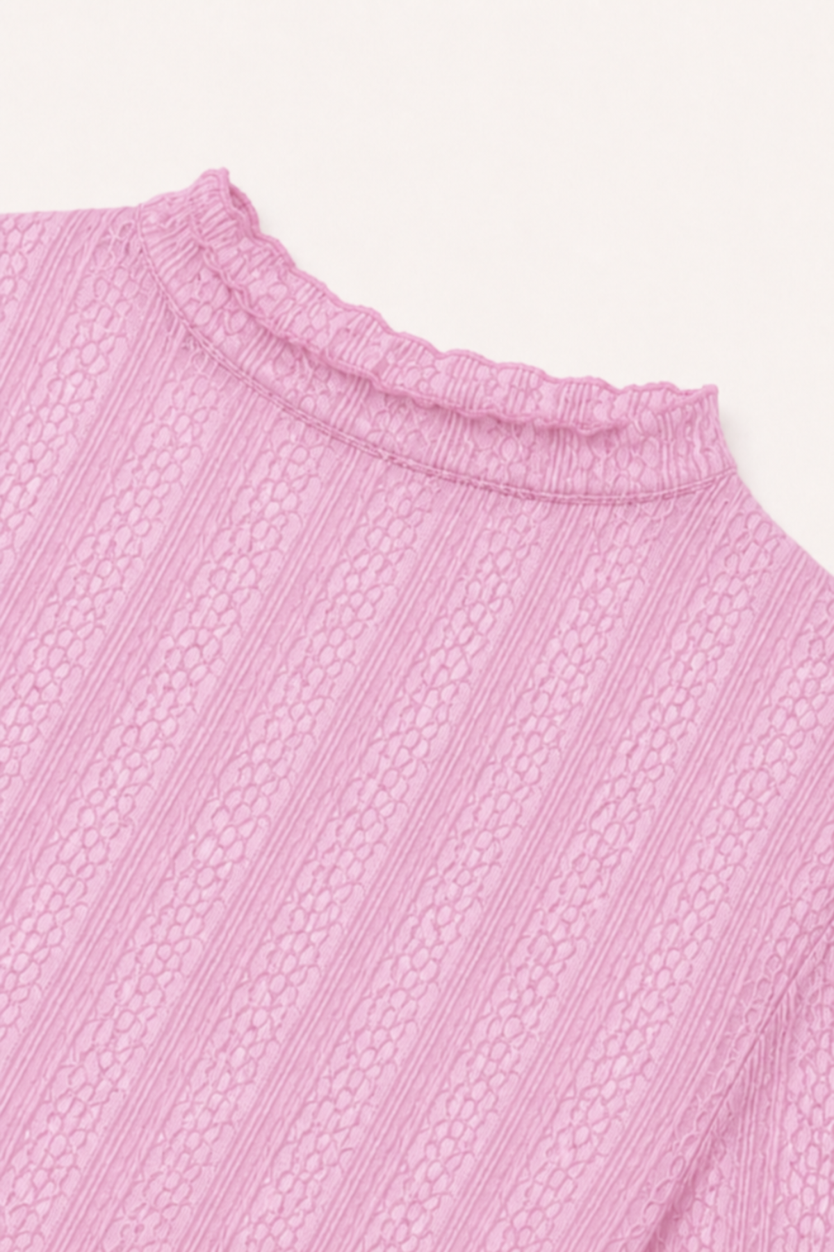 Zahara Lace Longsleeve Petal Cream