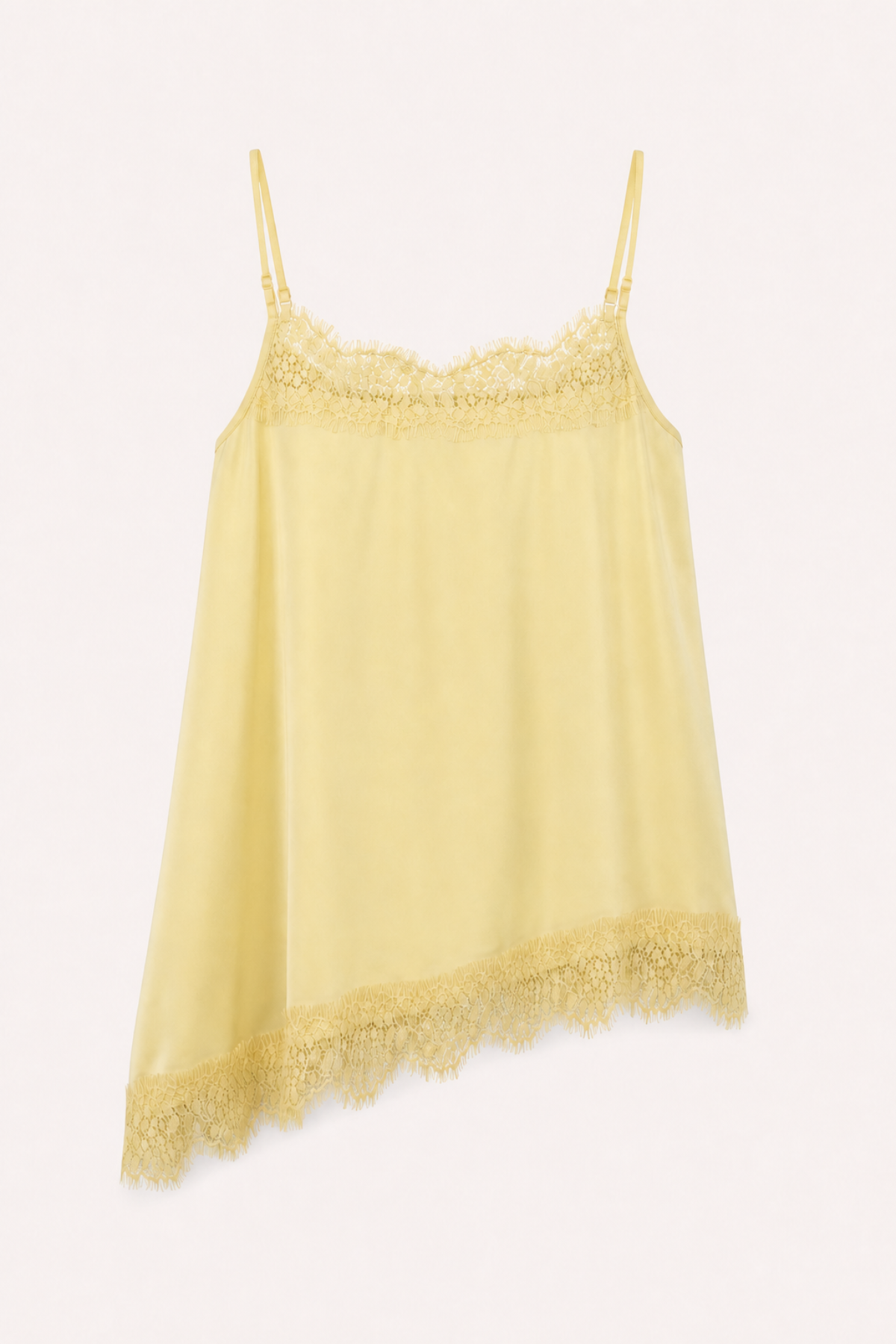 Tami Satin Top Butter Yellow