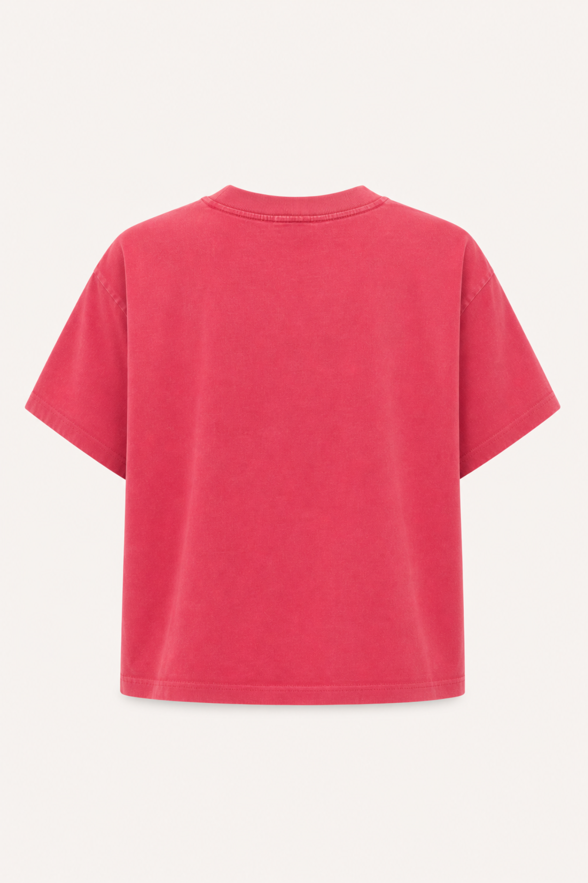 Ella Boxy T-Shirt Raspberry Acid