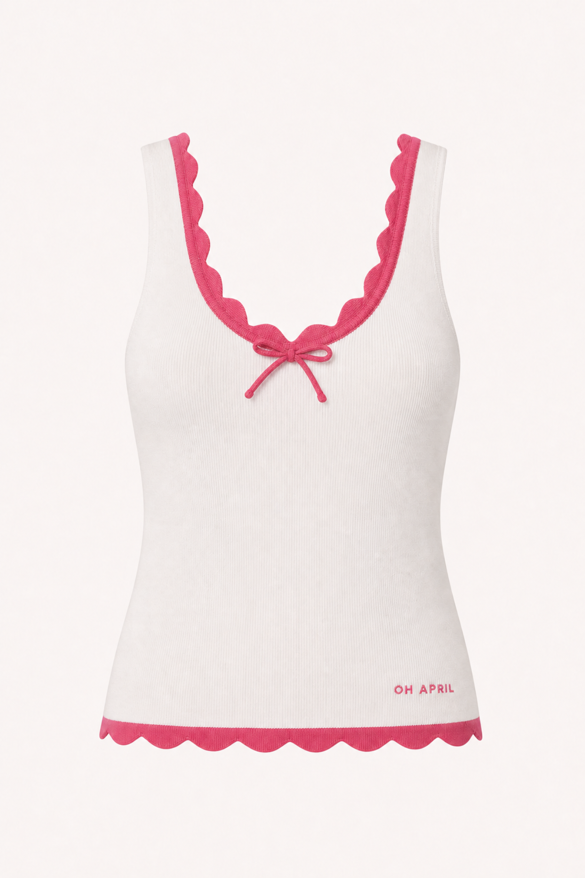 Anele Knit Top White