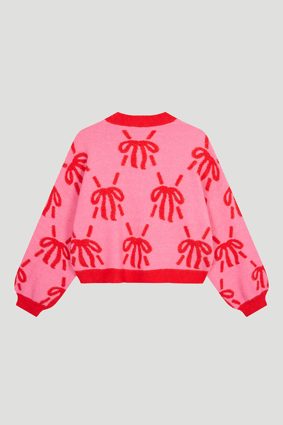 Elfa Knit Cardigan Dark Rose