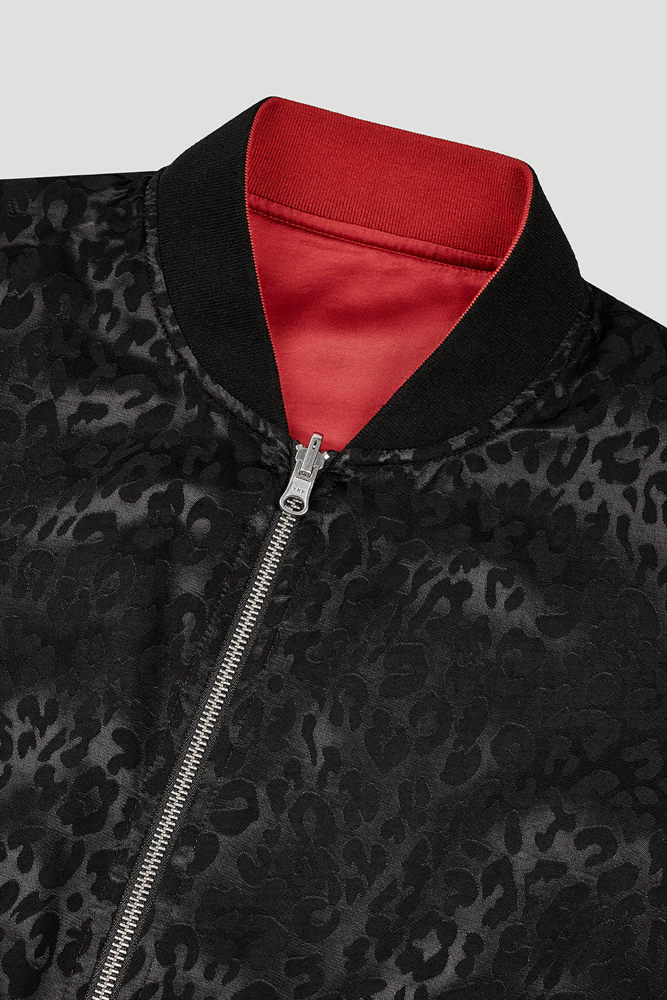 Elin Reversable Bomber Jacket Leo Black/Maroon