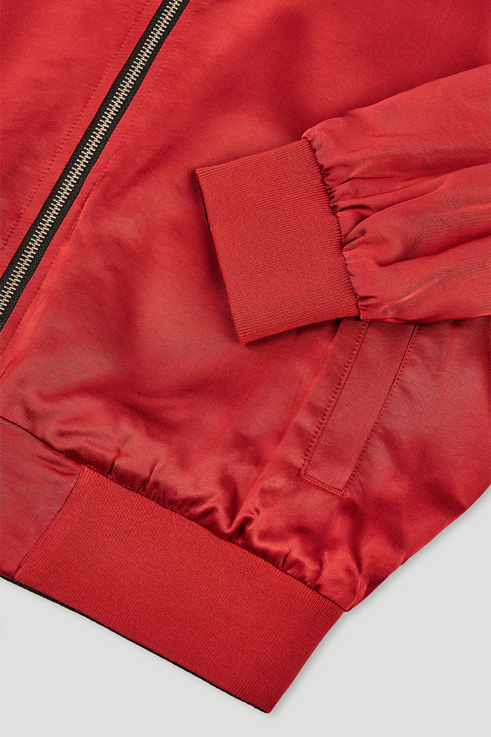 Elin Reversable Bomber Jacket Leo Black/Maroon