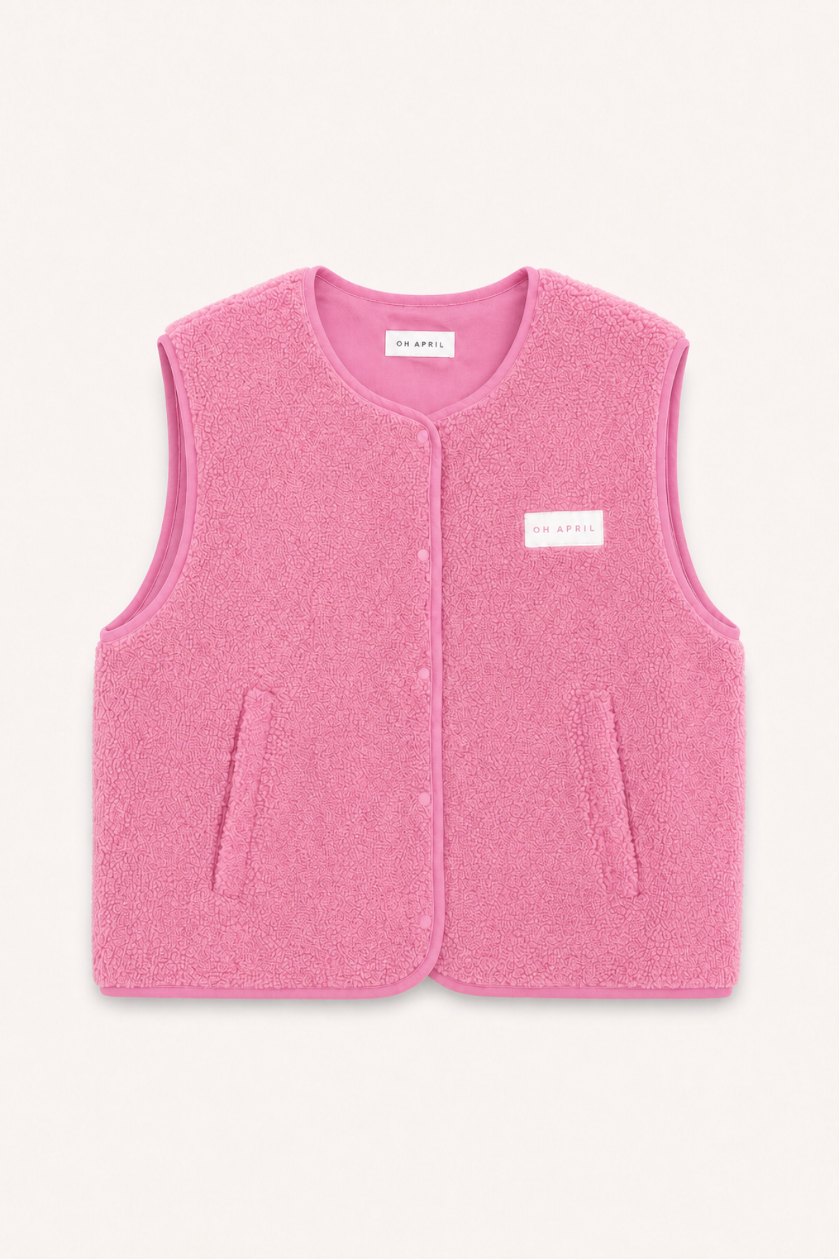 Magnolia Fleece Vest Pink