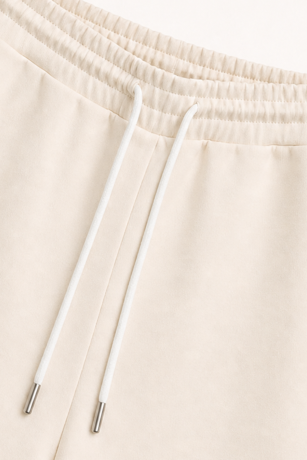 Kael Track Shorts Beige