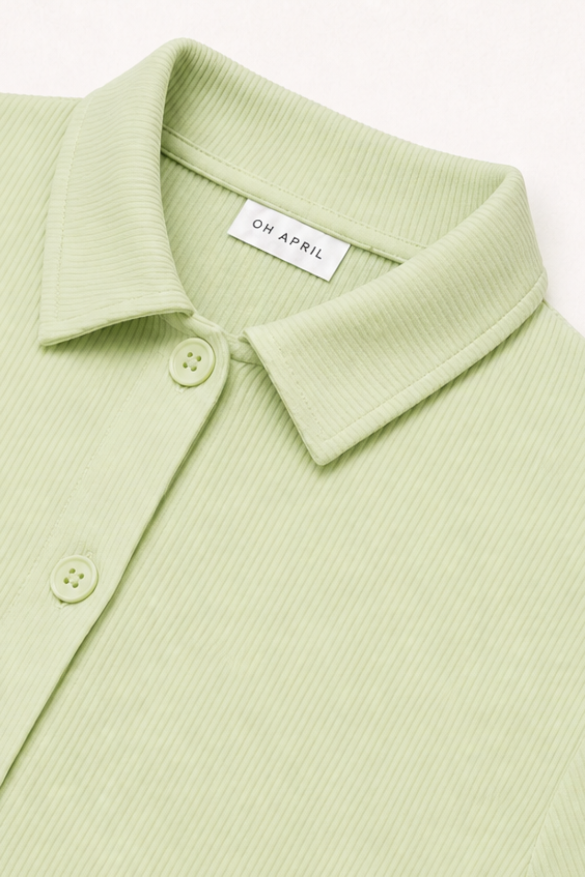 Fleur Short Sleeve Blouse Mint Green