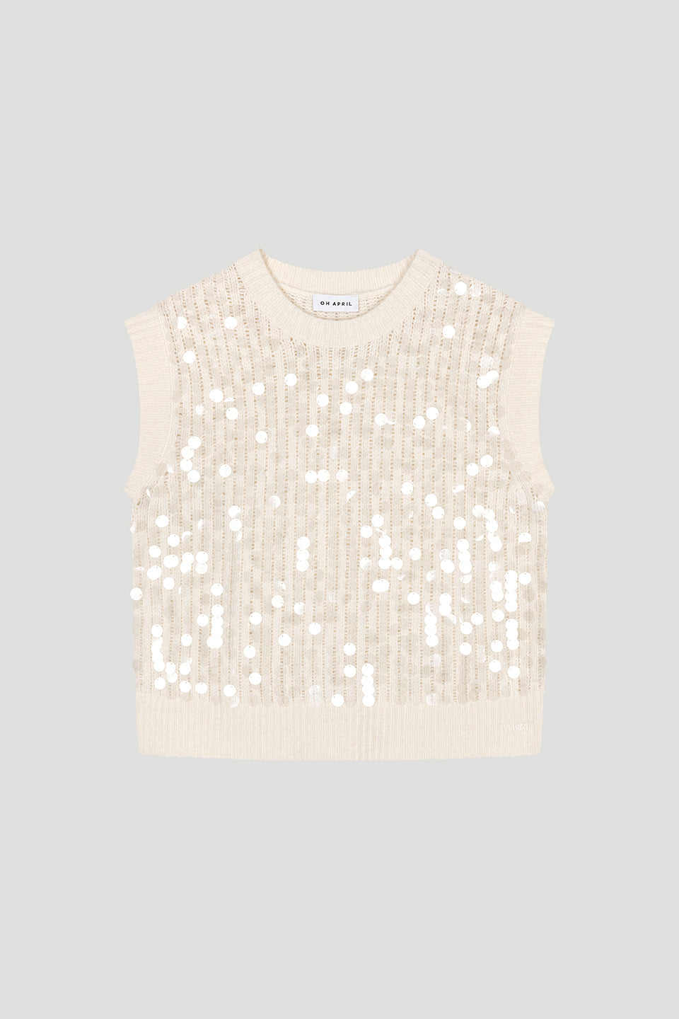Fia Knit Vest Off White