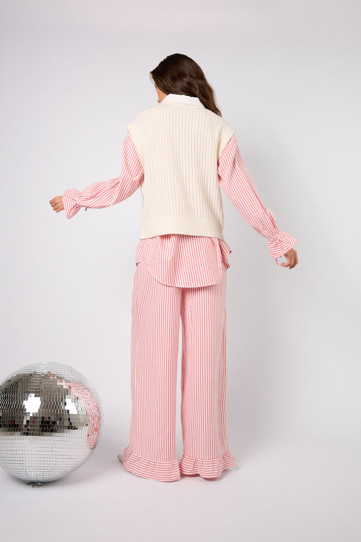 Fia Knit Vest Off White