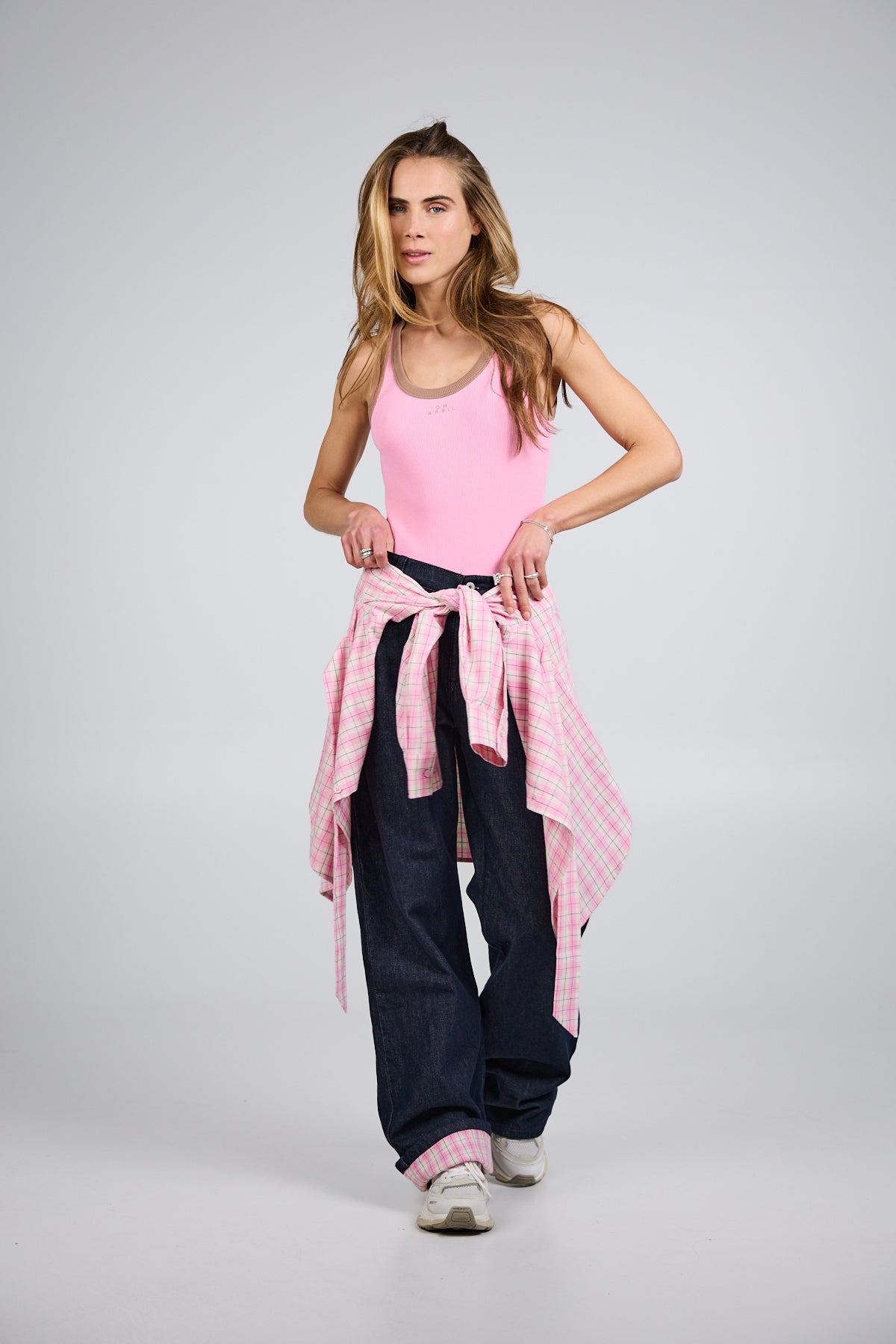 Fiora Slim Fit Top Petal Cream